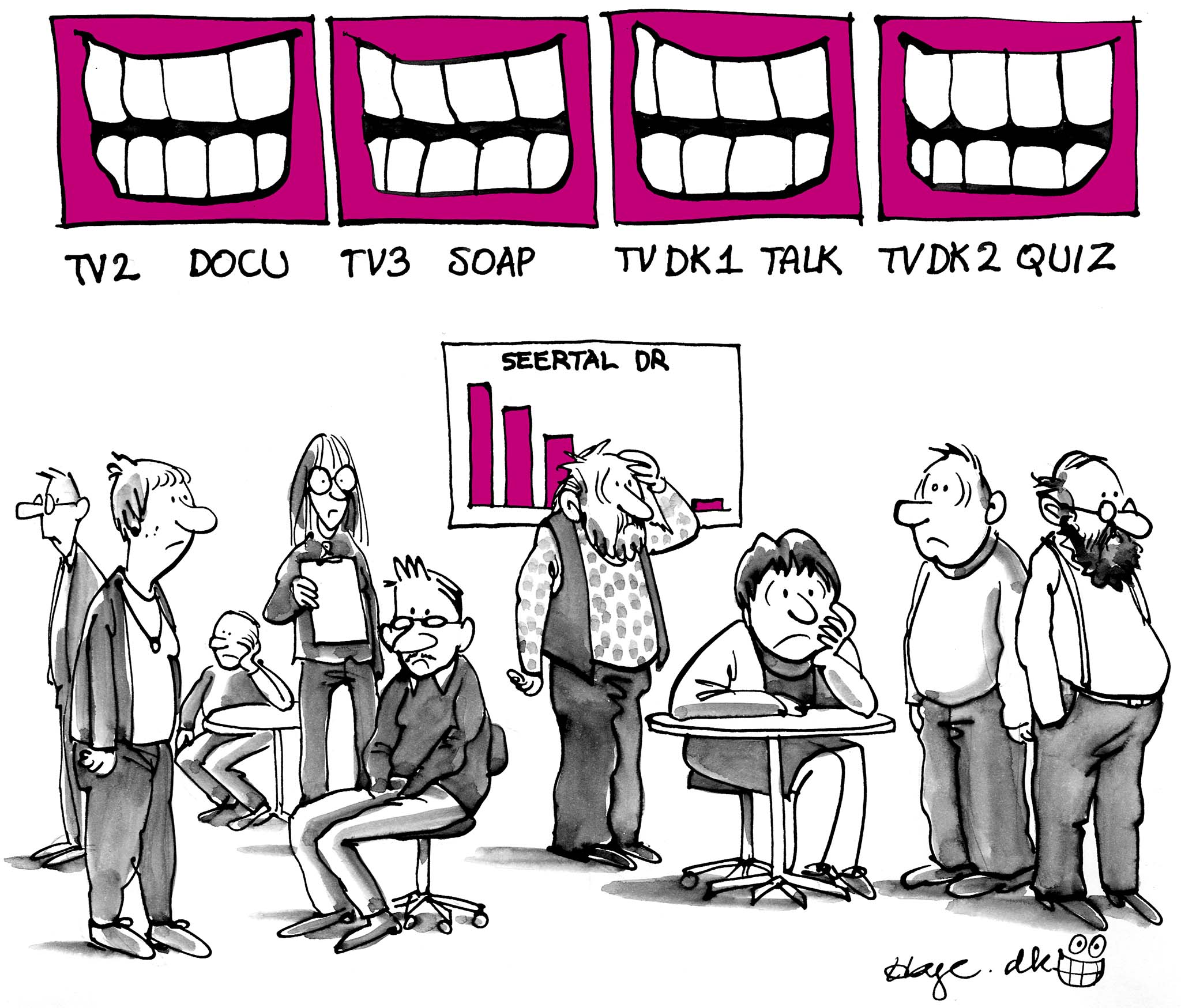Satire tegning: 