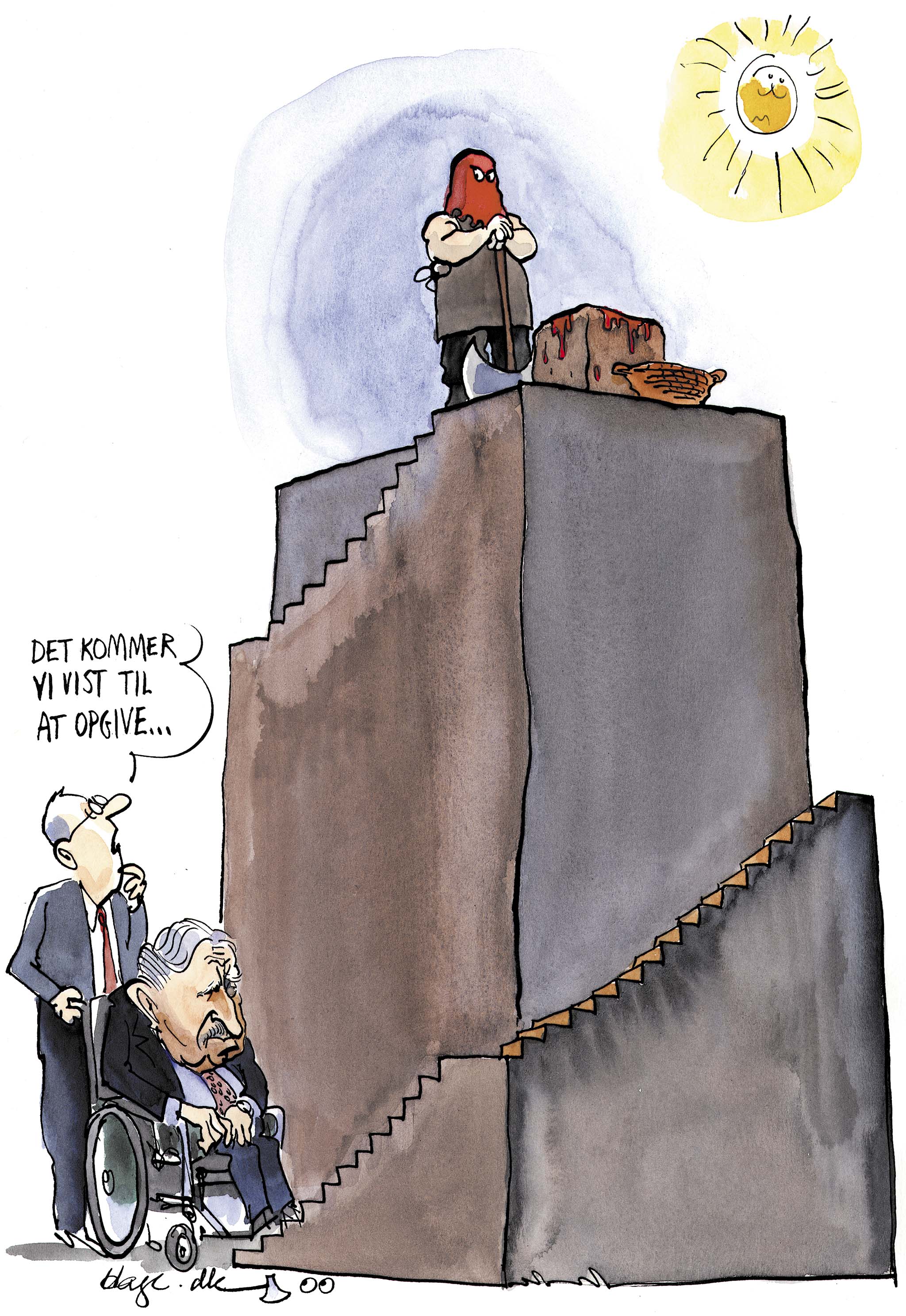 Satire tegning: 