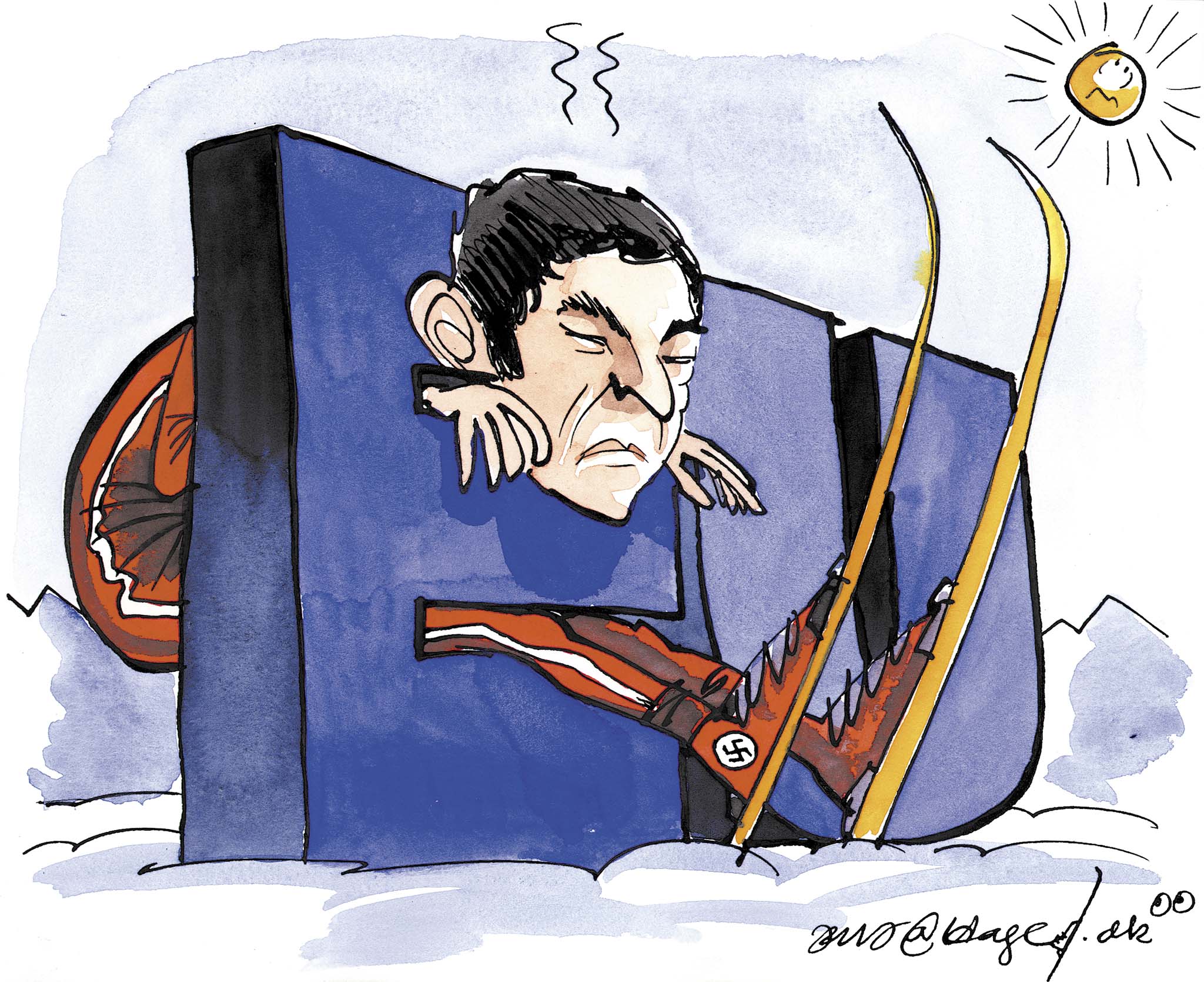 Satire tegning: 