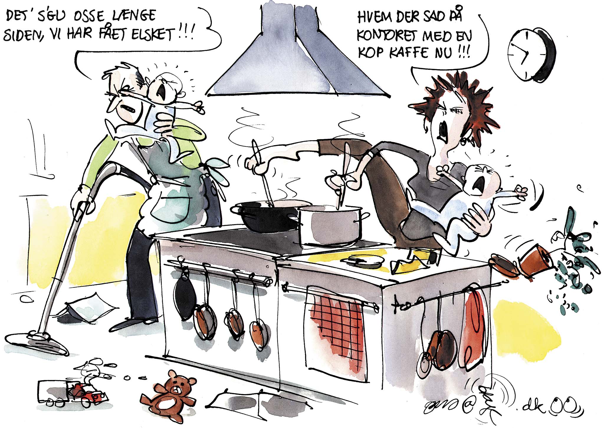 Satire tegning: 