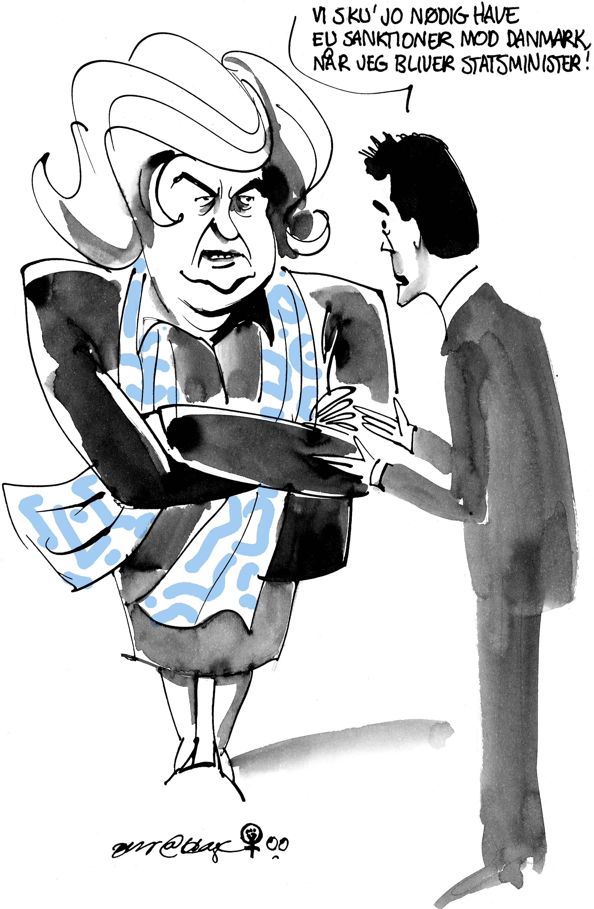 Satire tegning: 