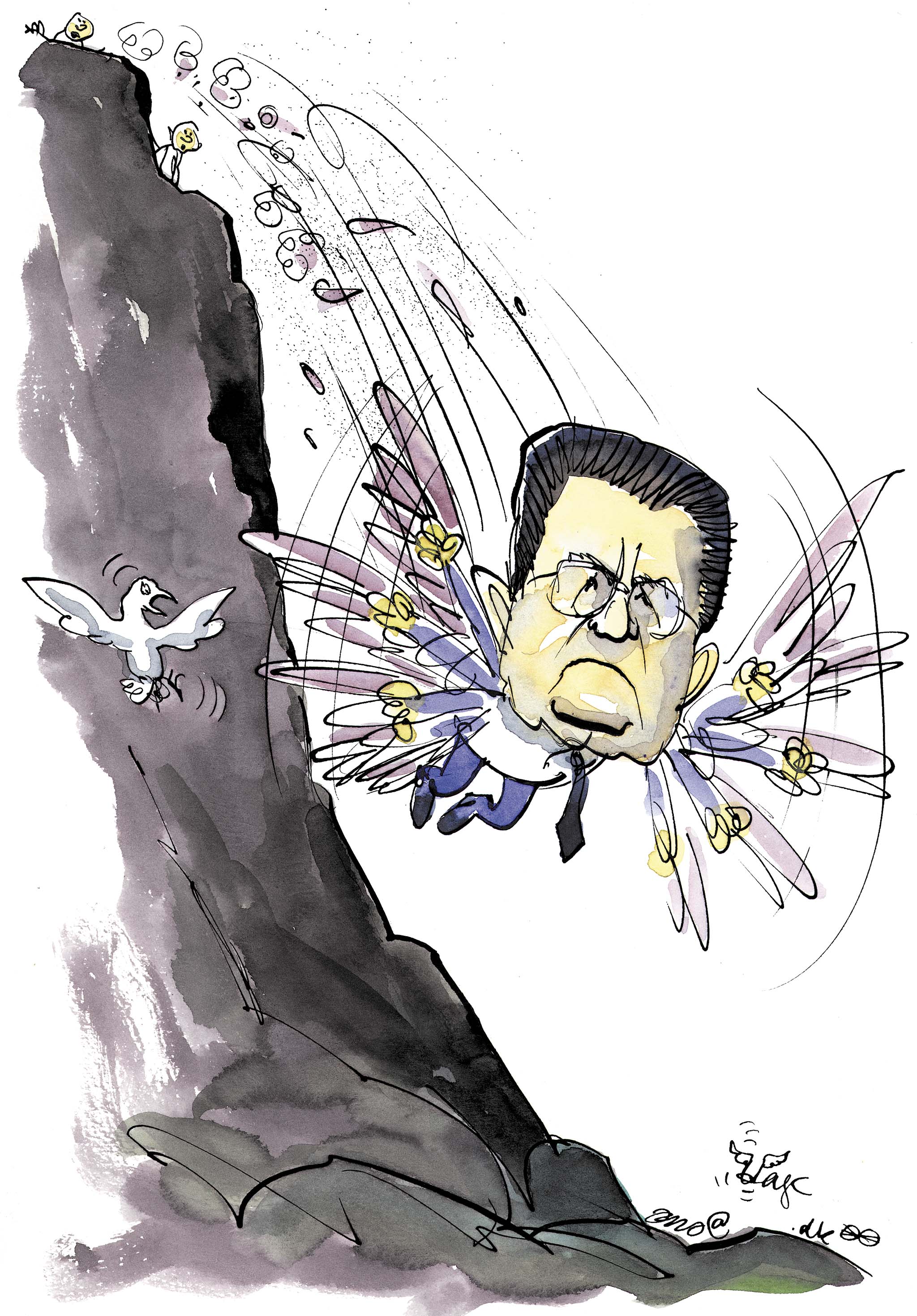 Satire tegning: 