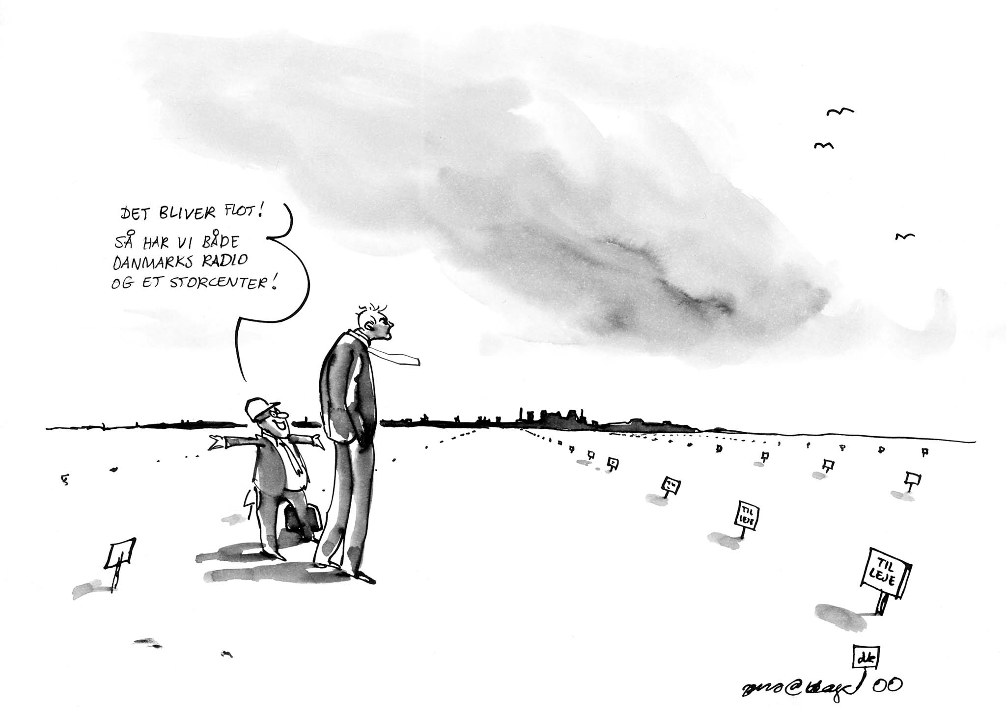 Satire tegning: 