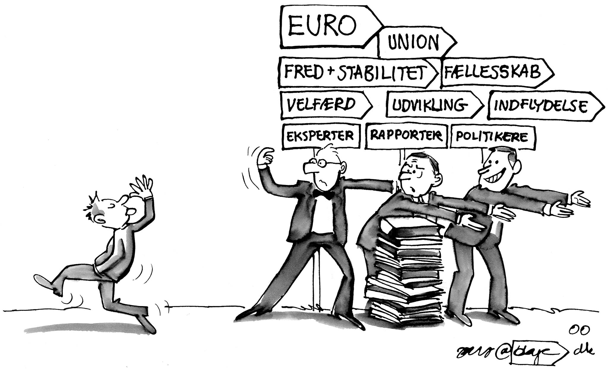 Satire tegning: 