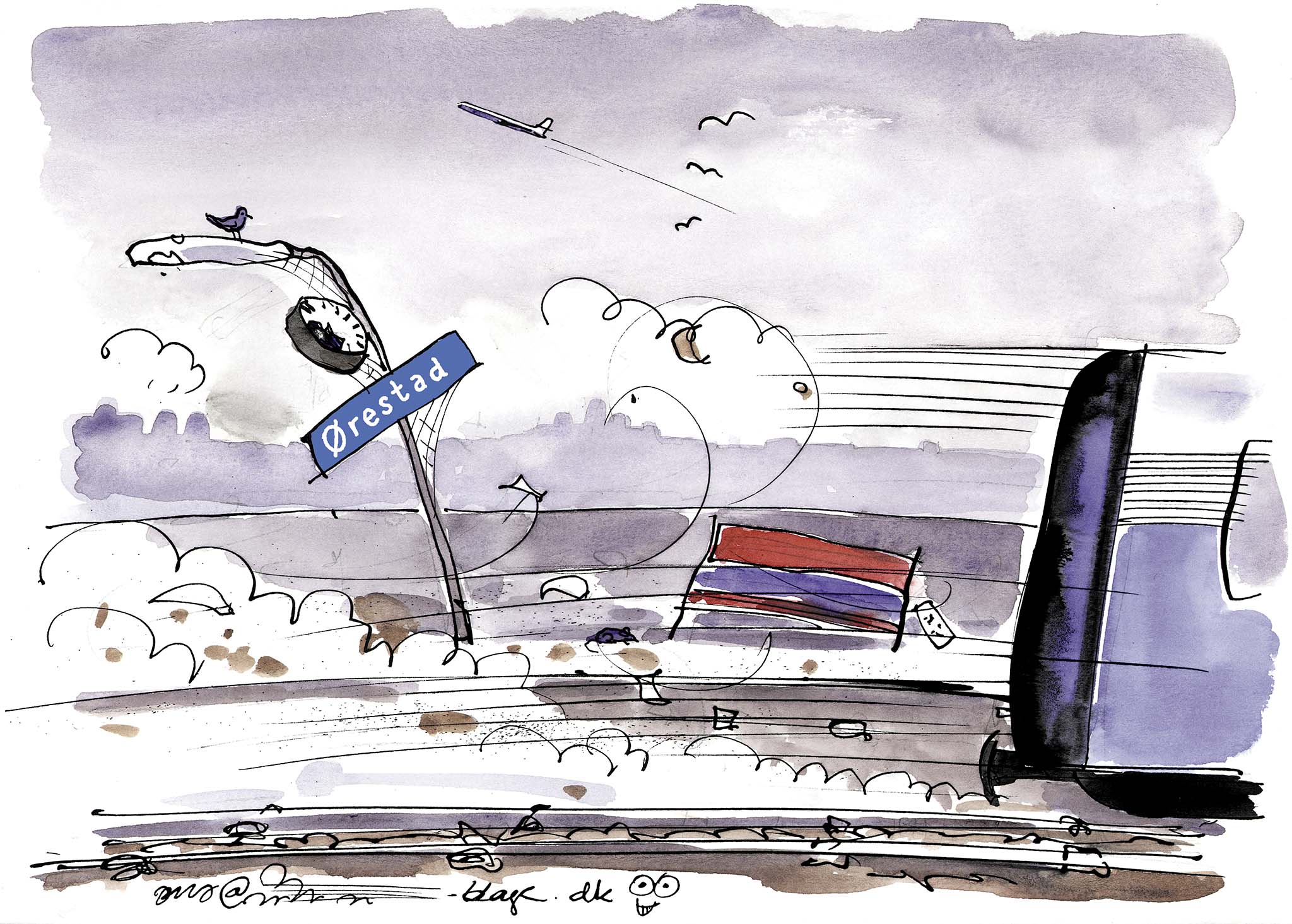 Satire tegning: 