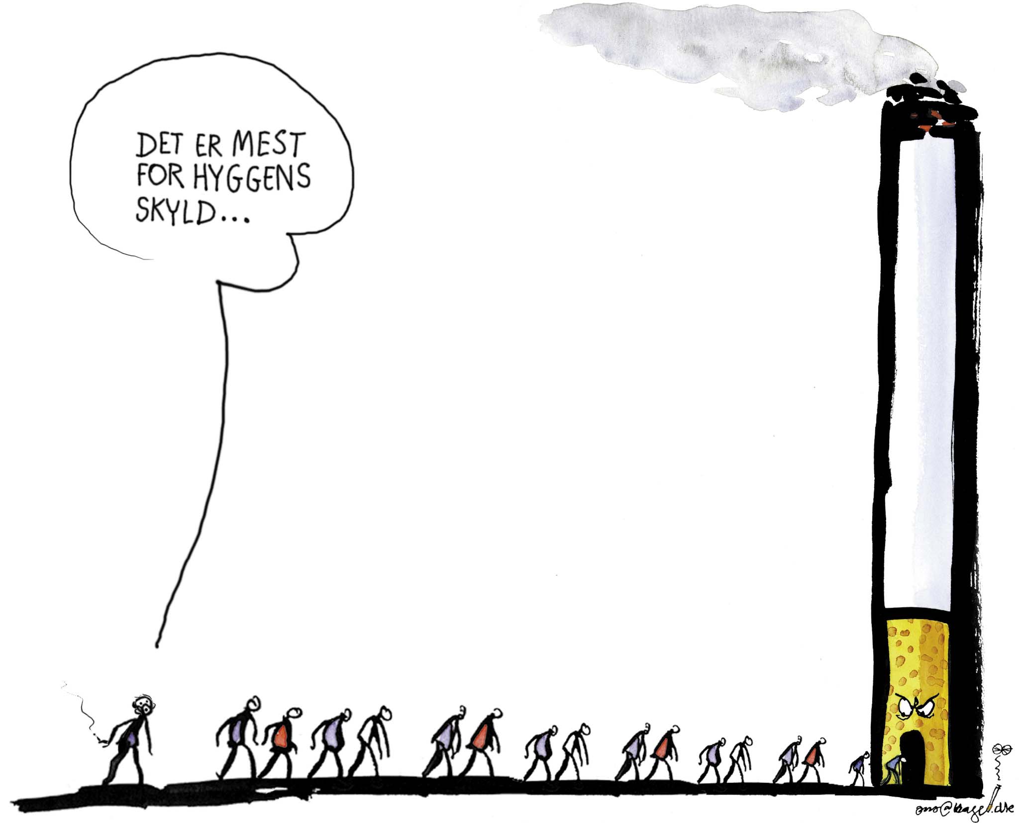 Satire tegning: 