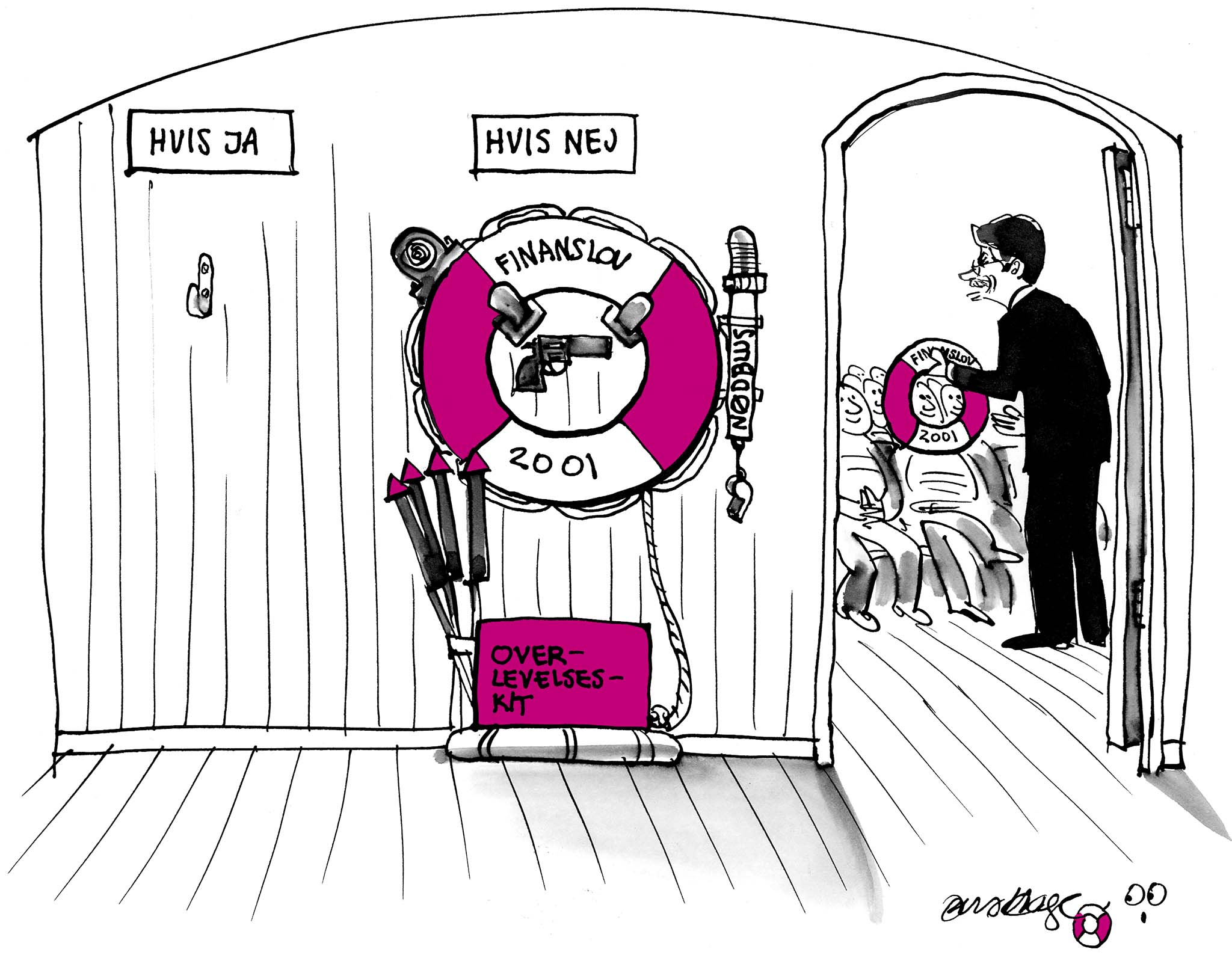 Satire tegning: 