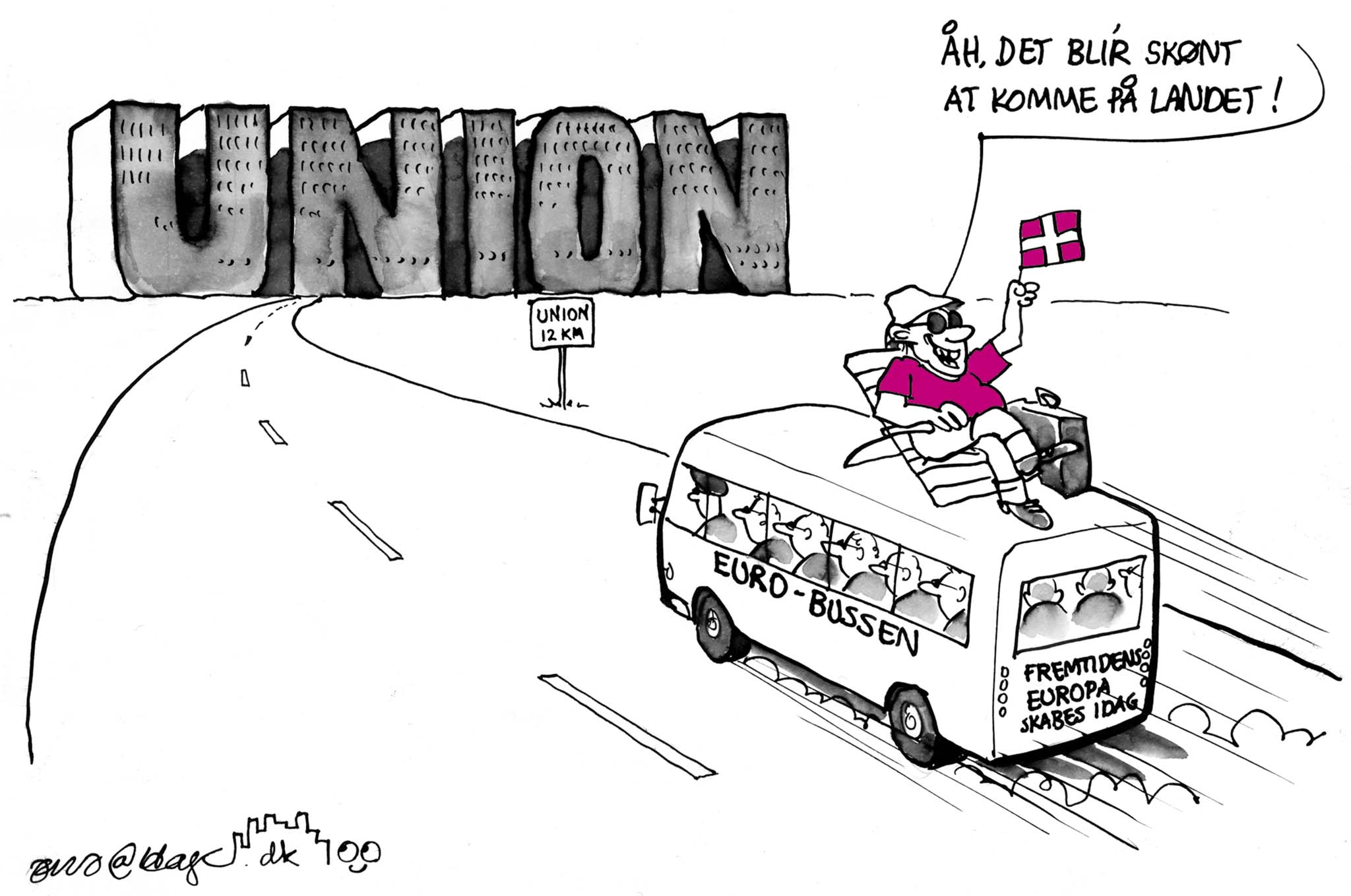 Satire tegning: 