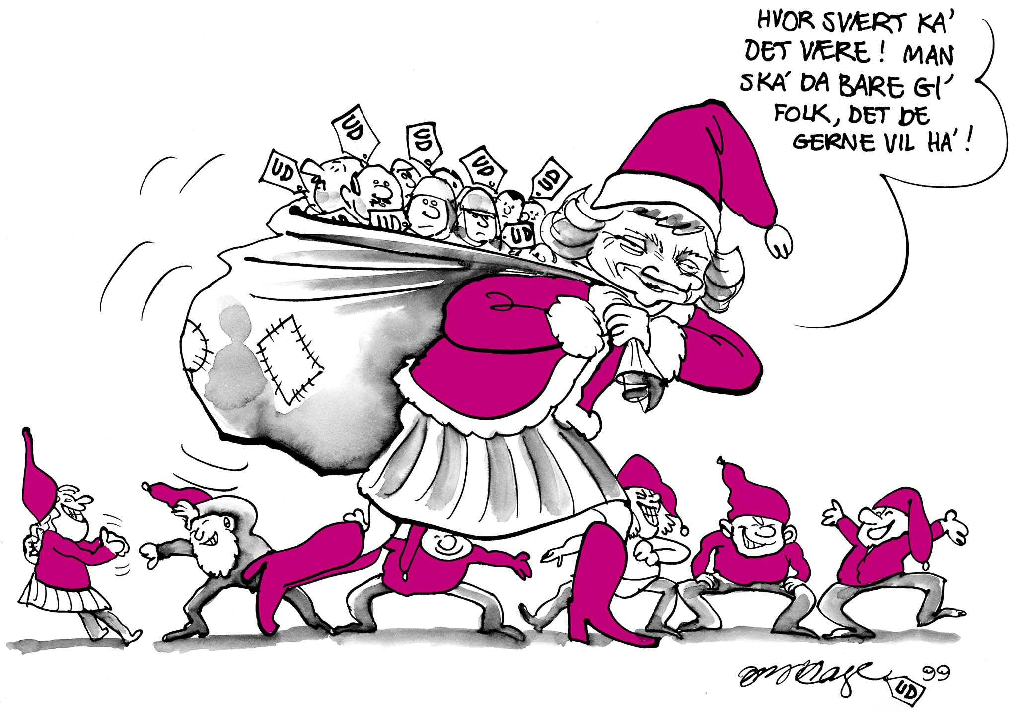 Satire tegning: 