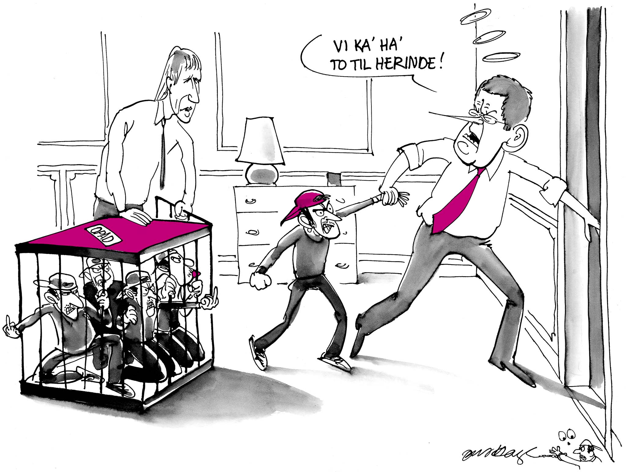 Satire tegning: 