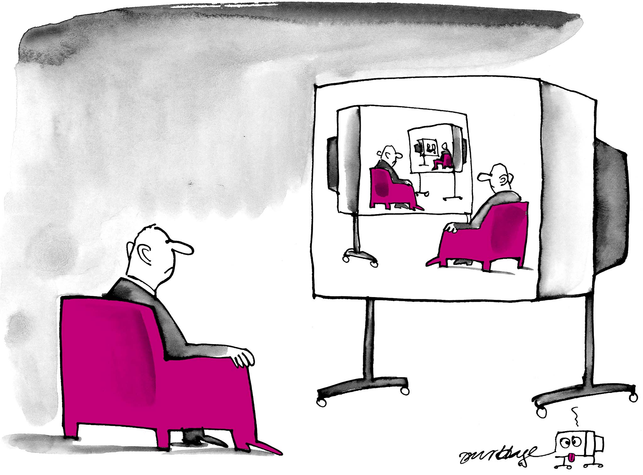 Satire tegning: 