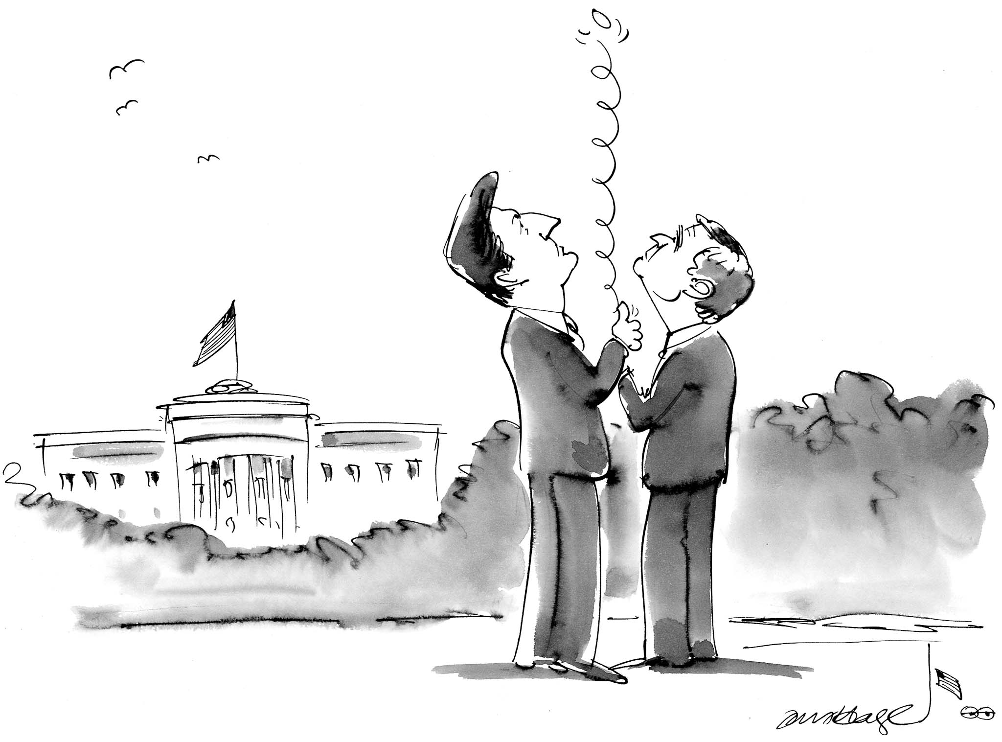 Satire tegning: 