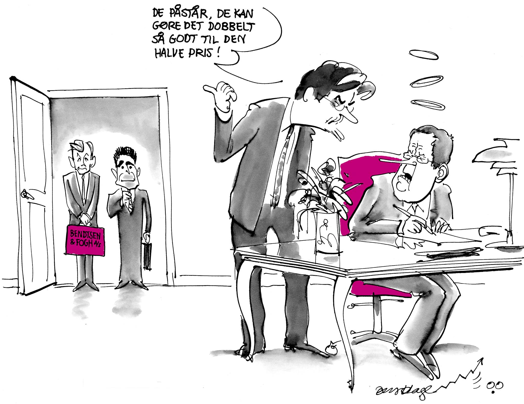 Satire tegning: 