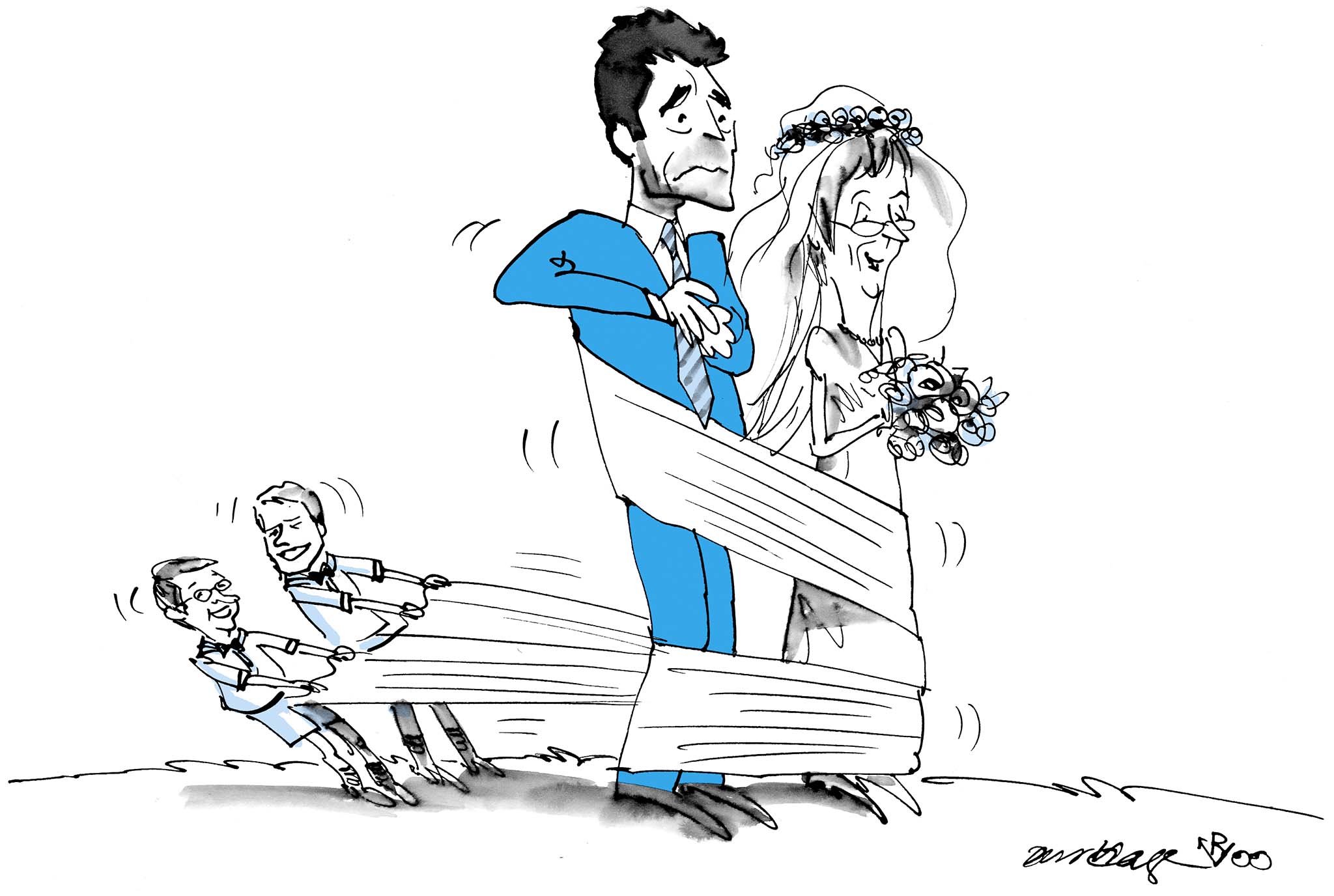 Satire tegning: 
