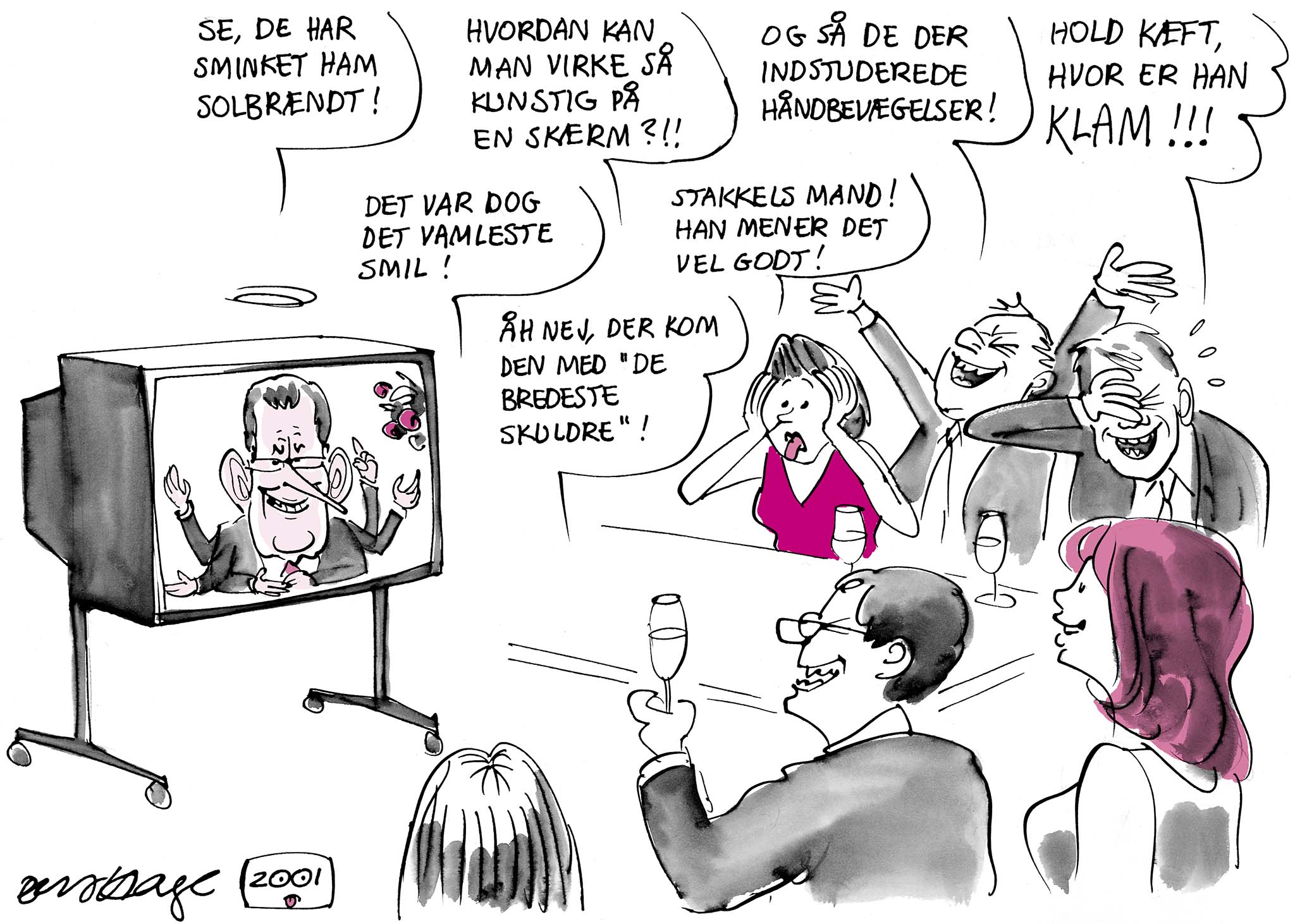 Satire tegning: 