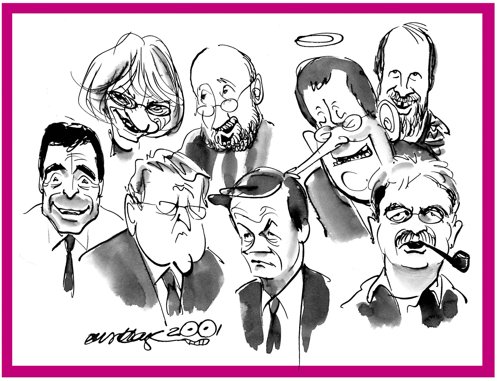 Satire tegning: 