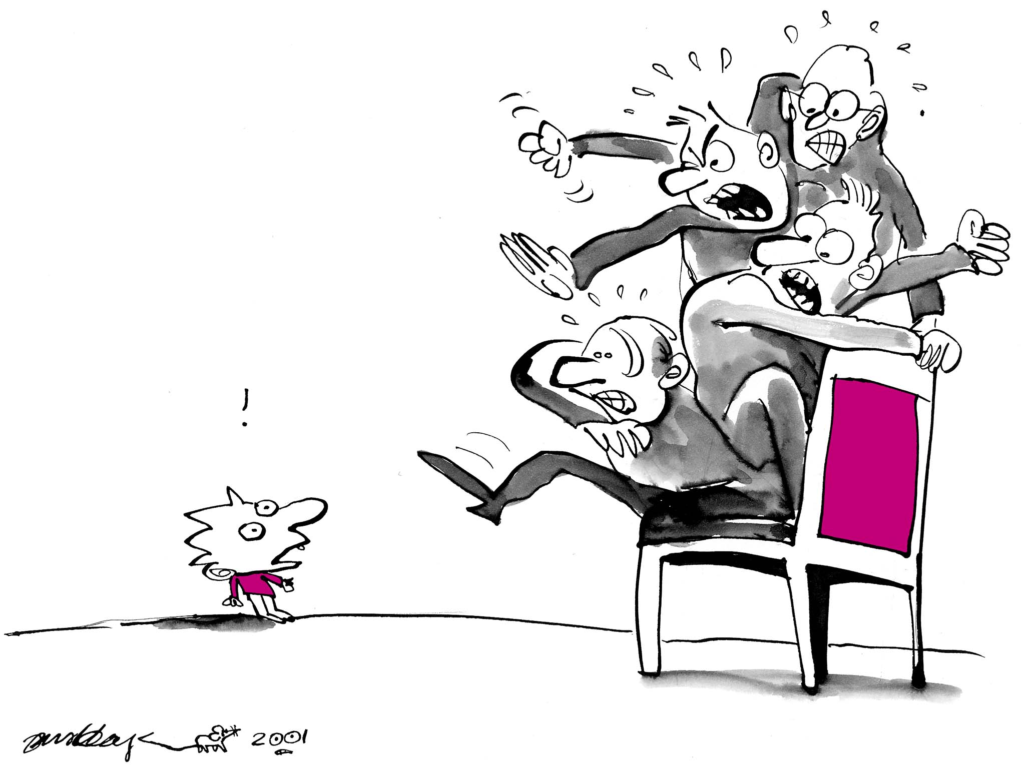 Satire tegning: 