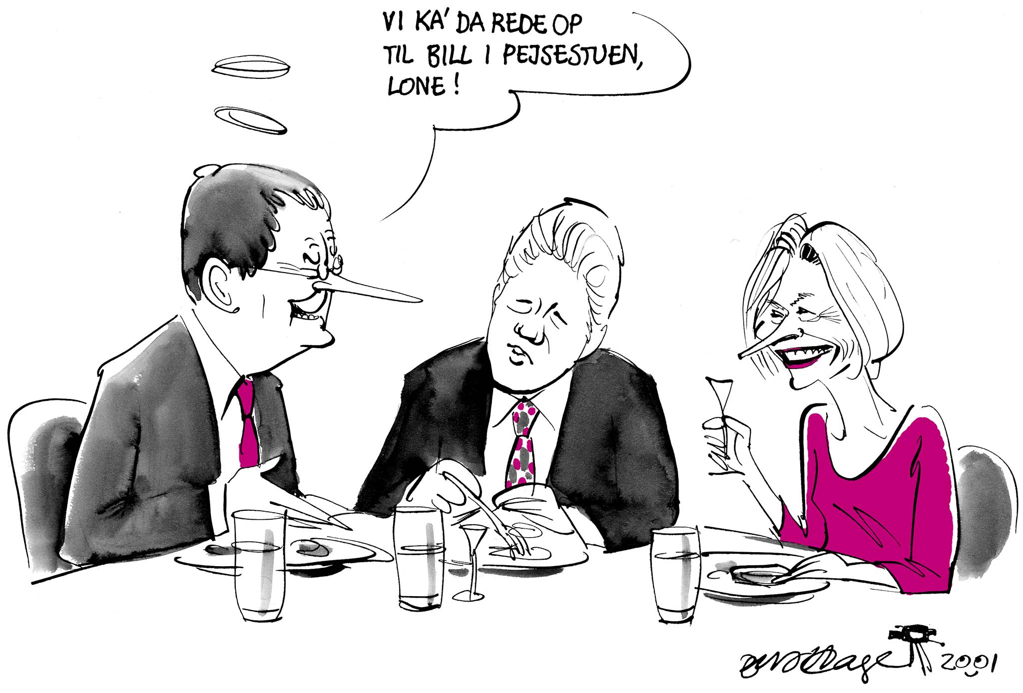 Satire tegning: 