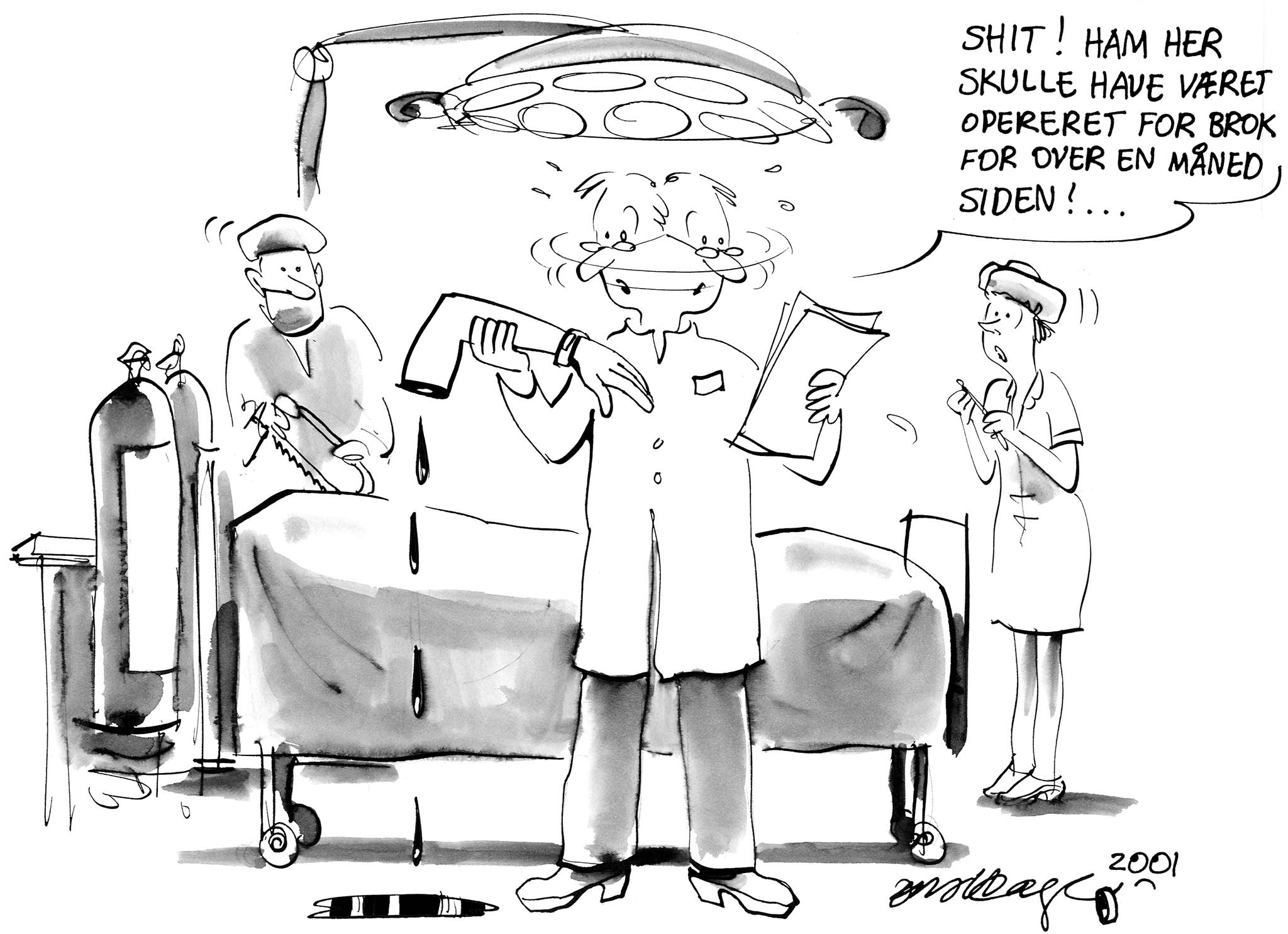 Satire tegning: 