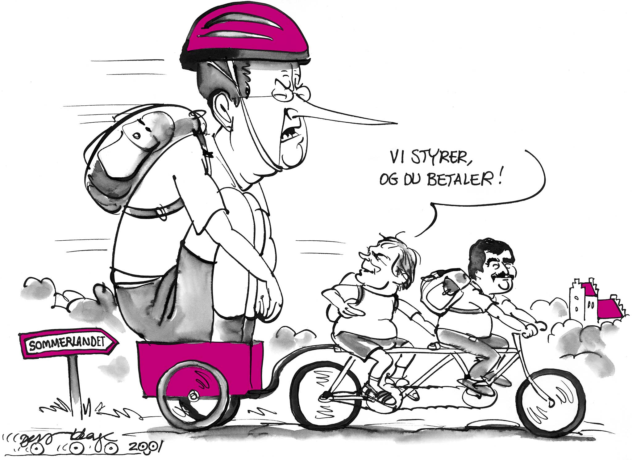 Satire tegning: 