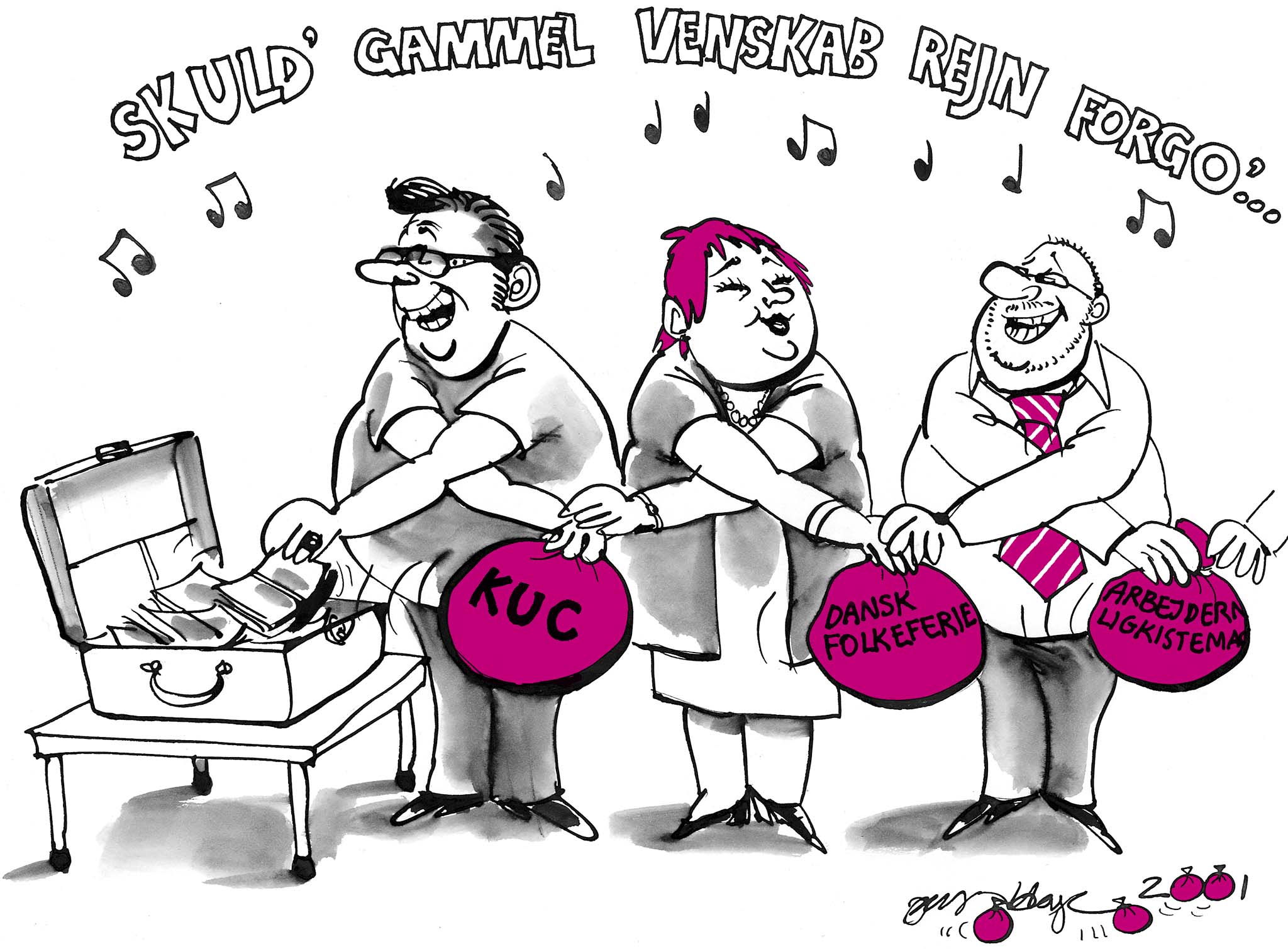 Satire tegning: 