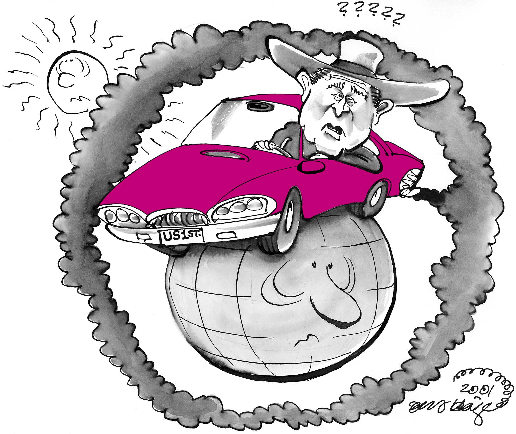 Satire tegning: 