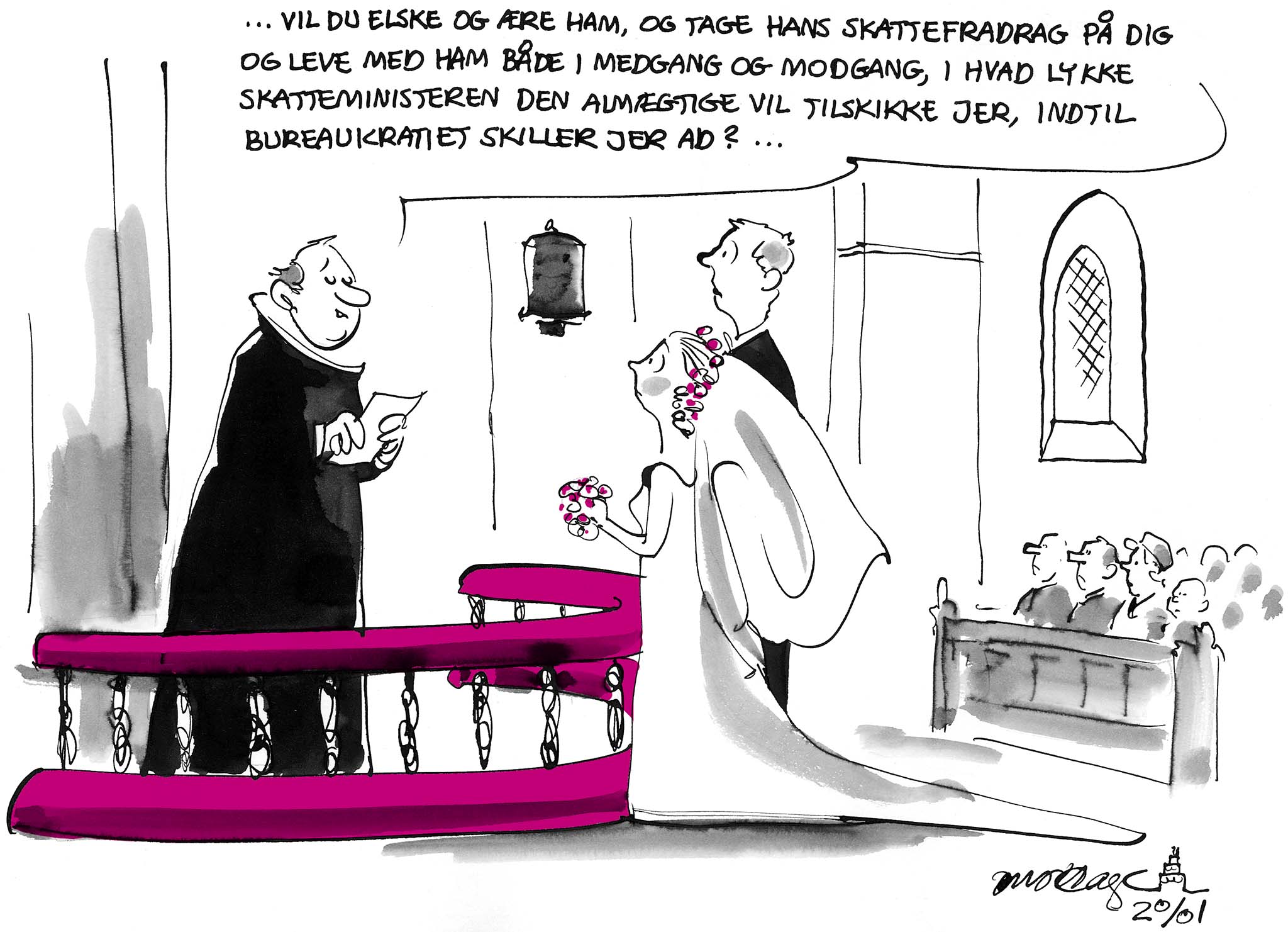 Satire tegning: 