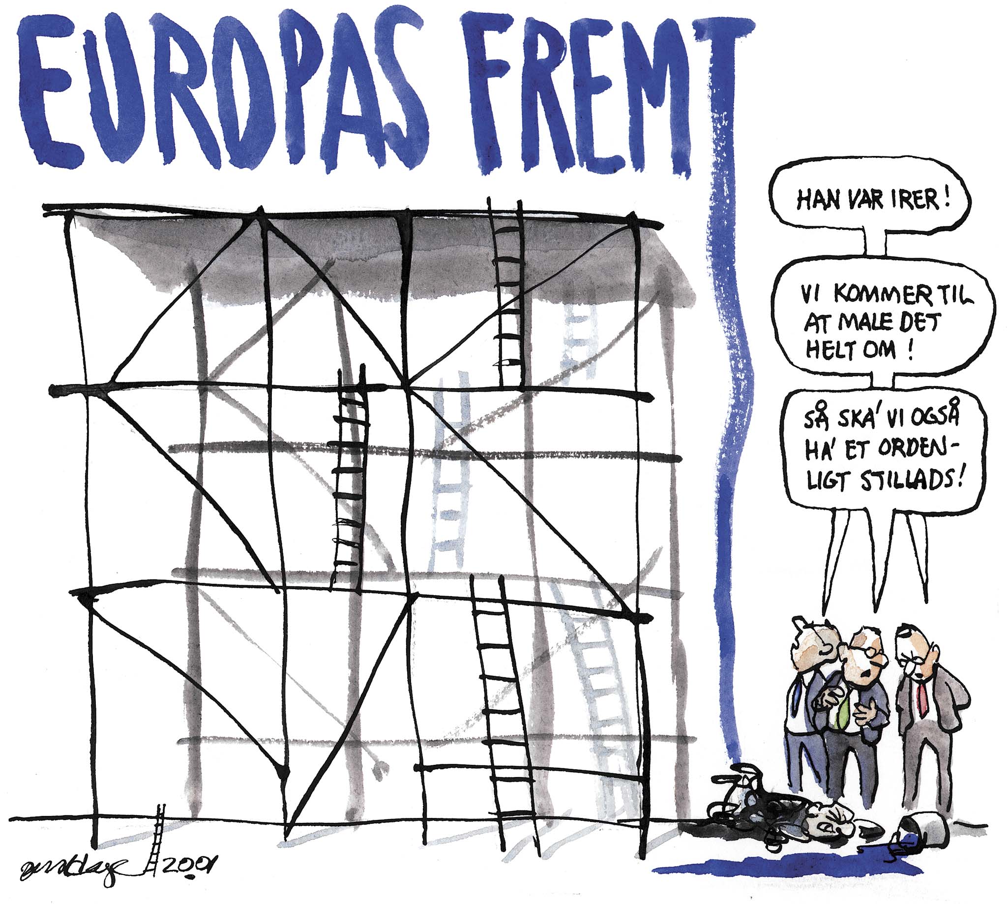 Satire tegning: 