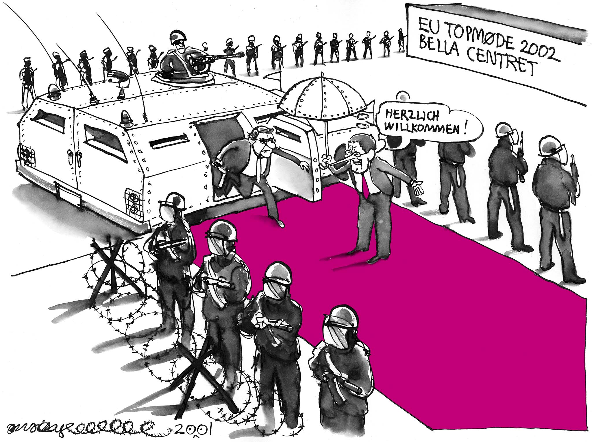 Satire tegning: 