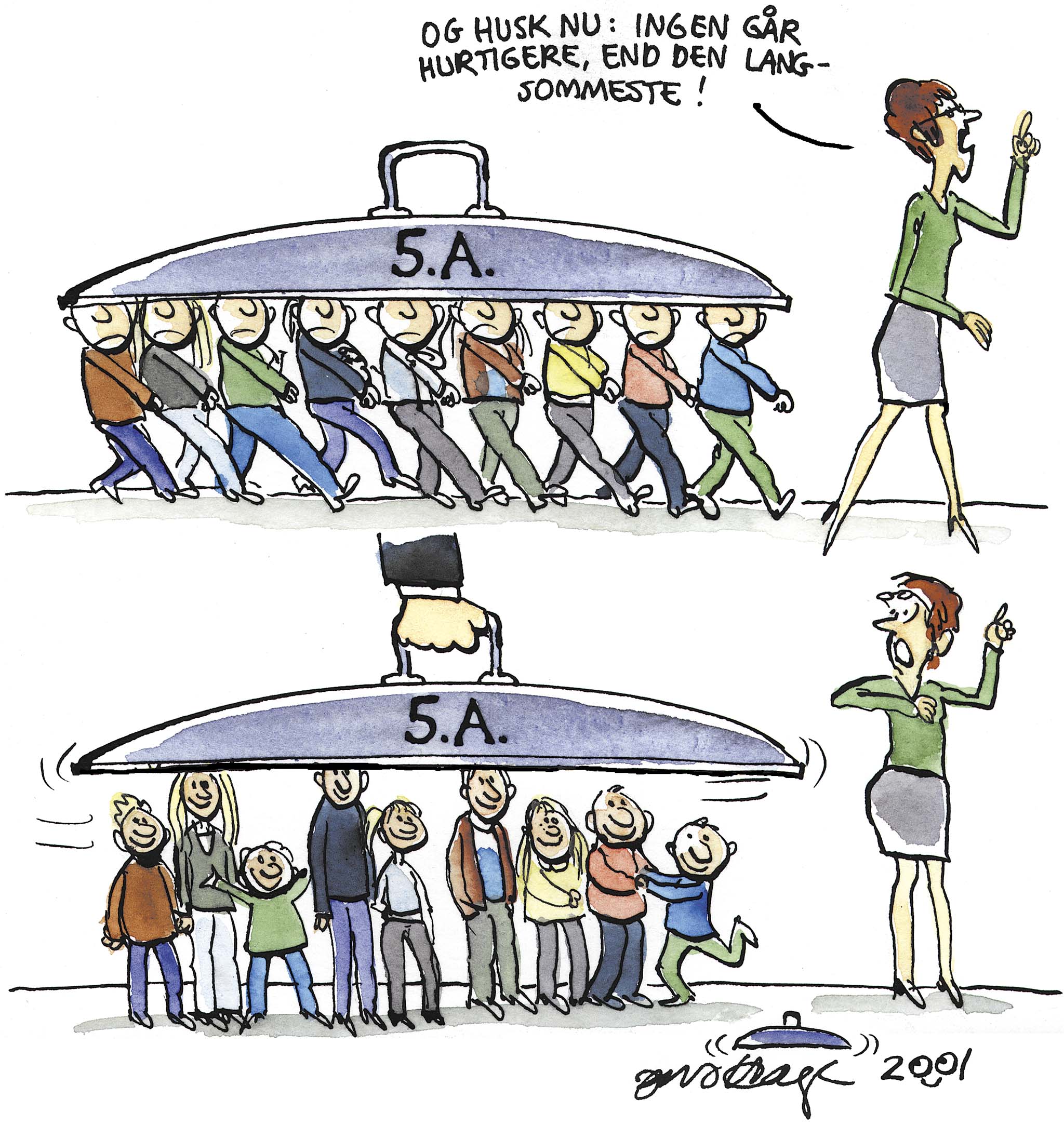 Satire tegning: 