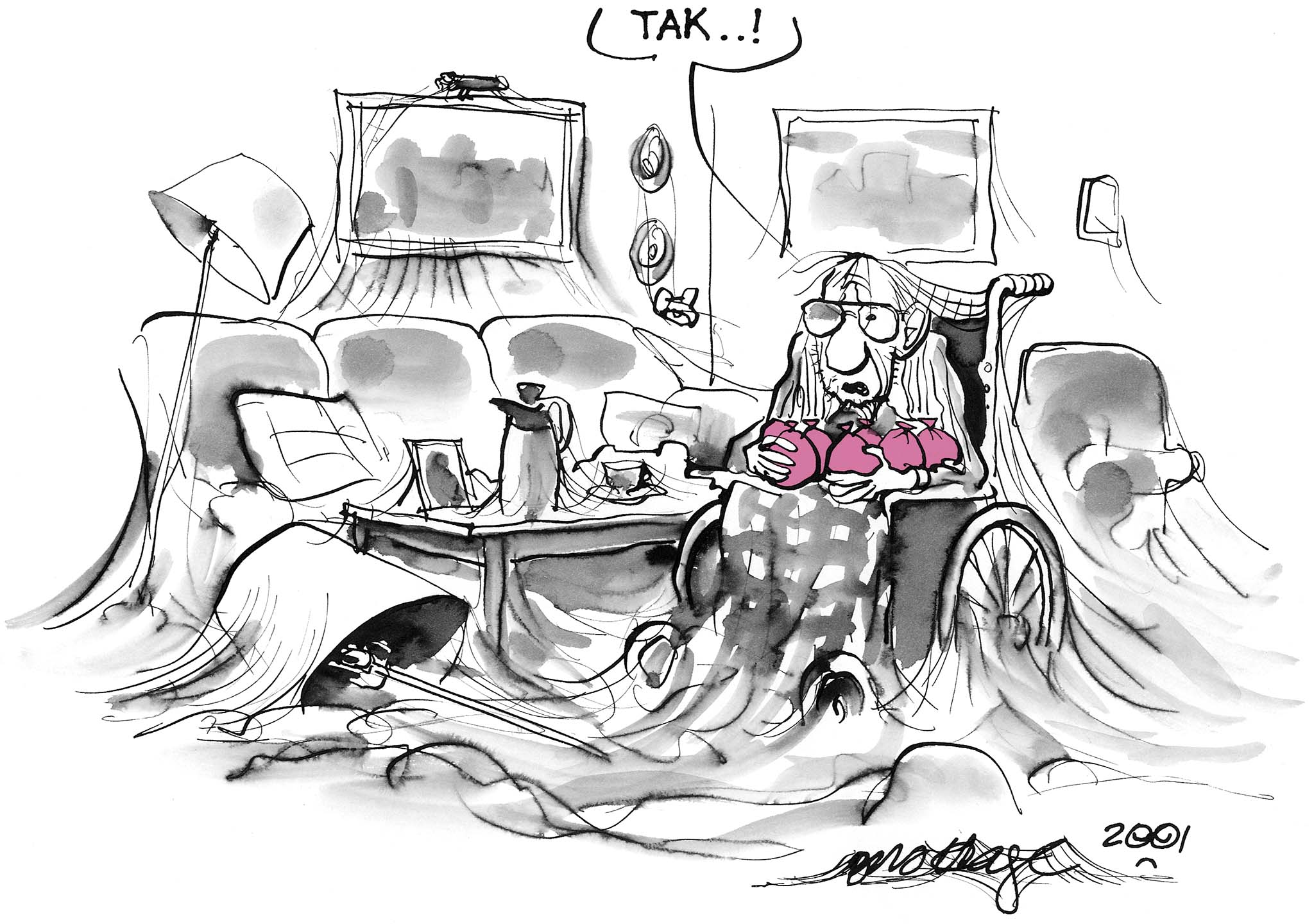 Satire tegning: 