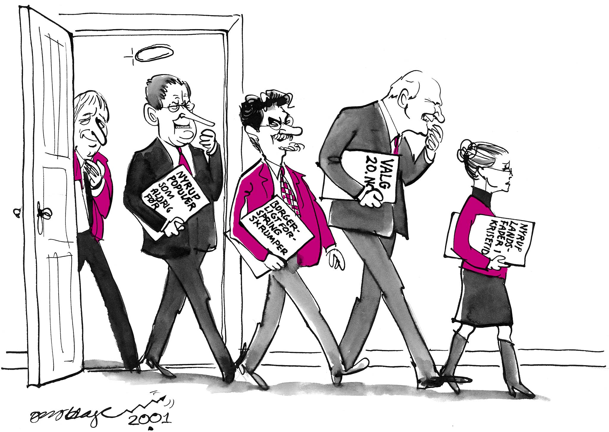 Satire tegning: 