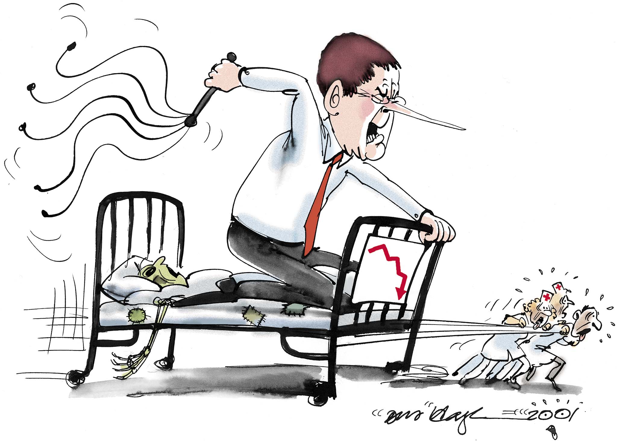 Satire tegning: 