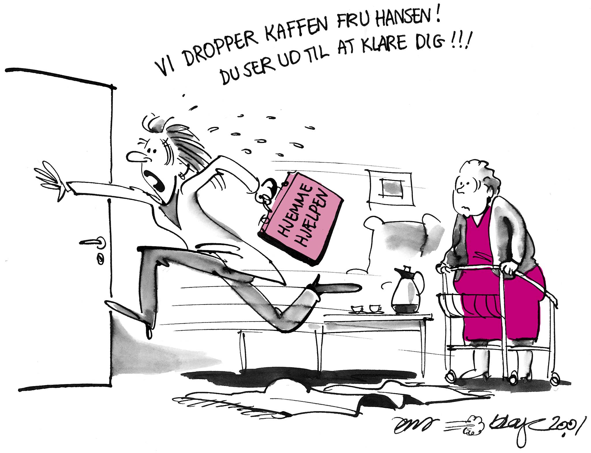 Satire tegning: 