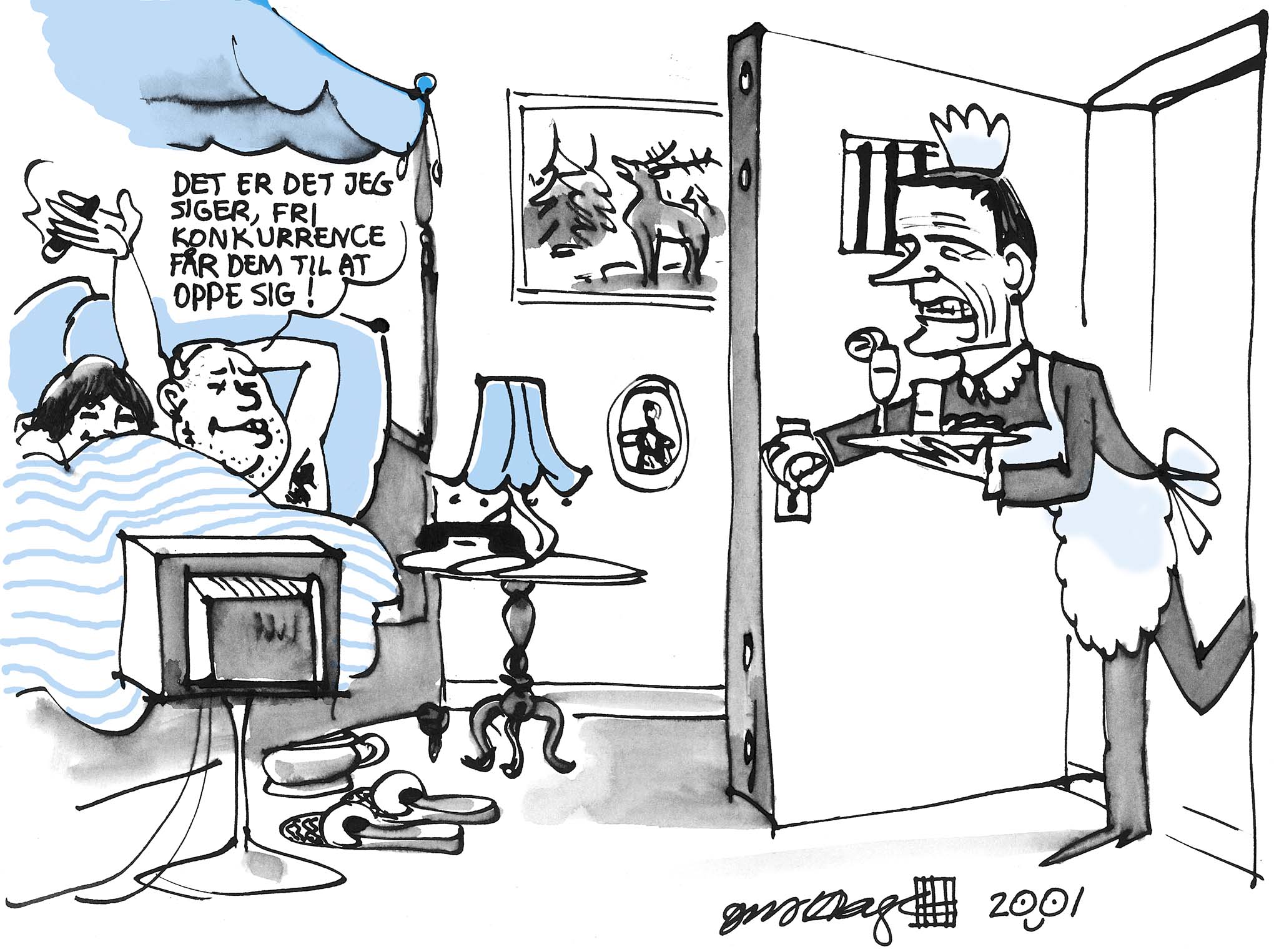 Satire tegning: 