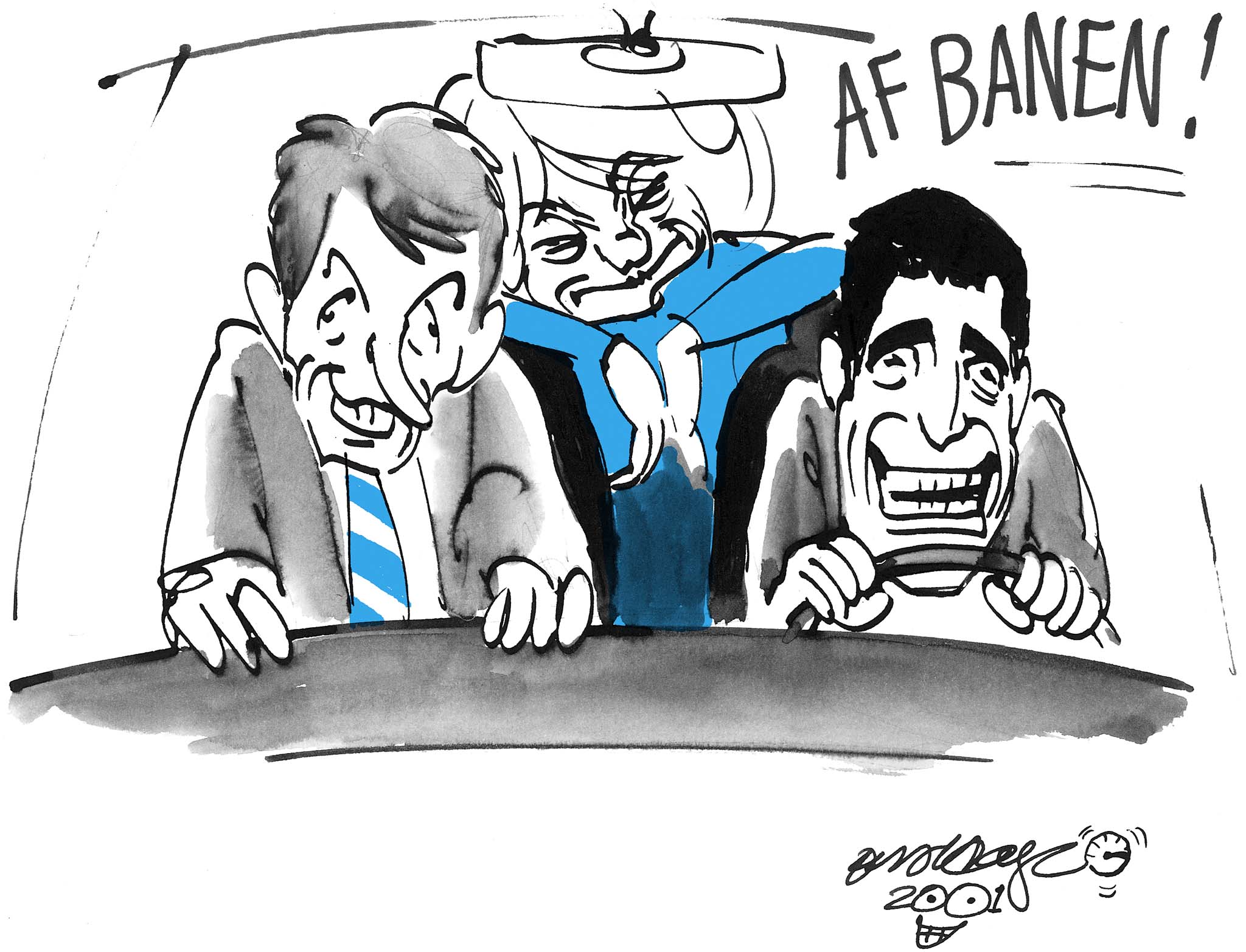 Satire tegning: 