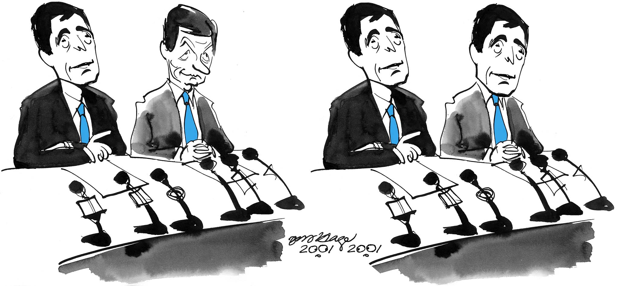 Satire tegning: 