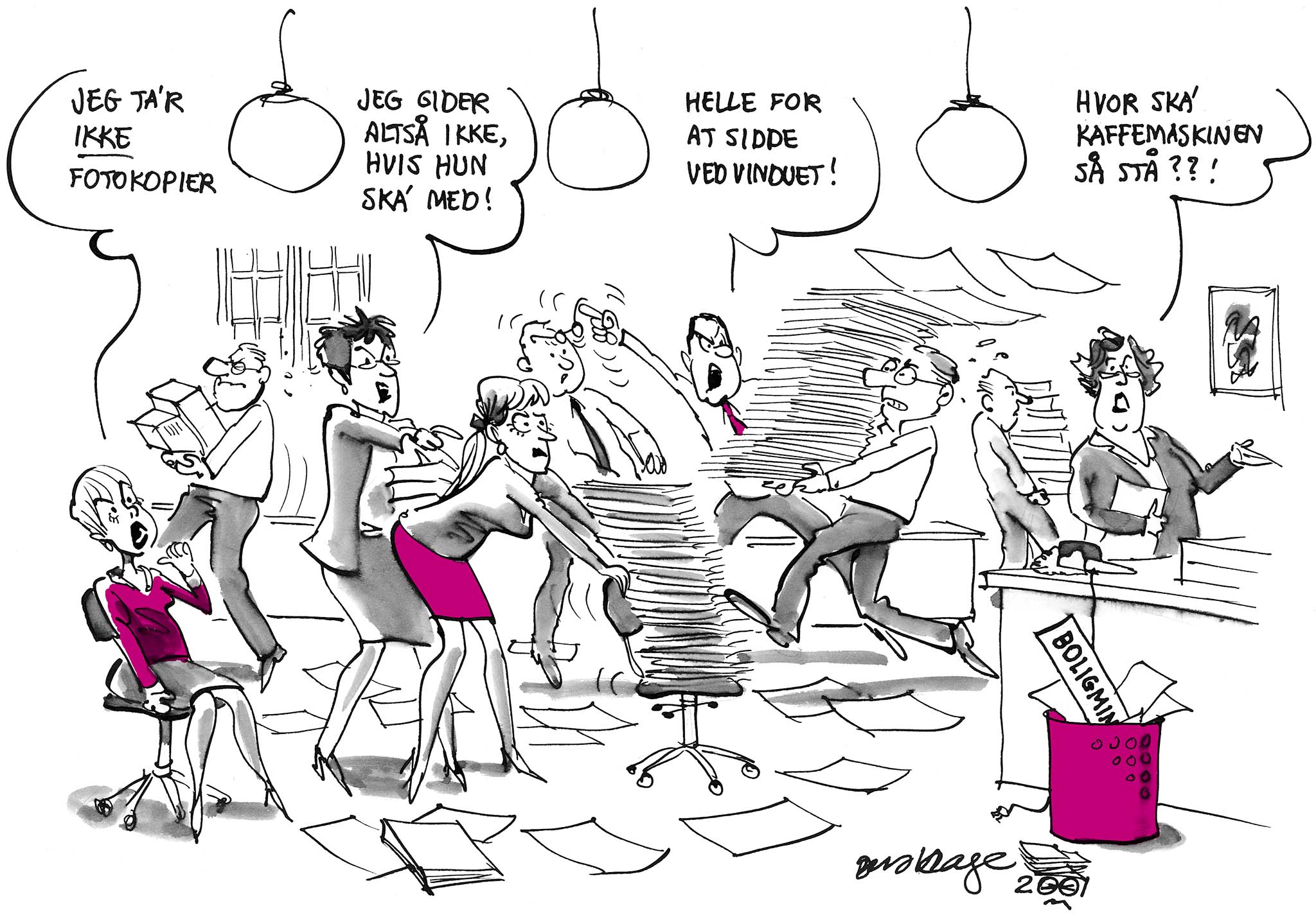 Satire tegning: 
