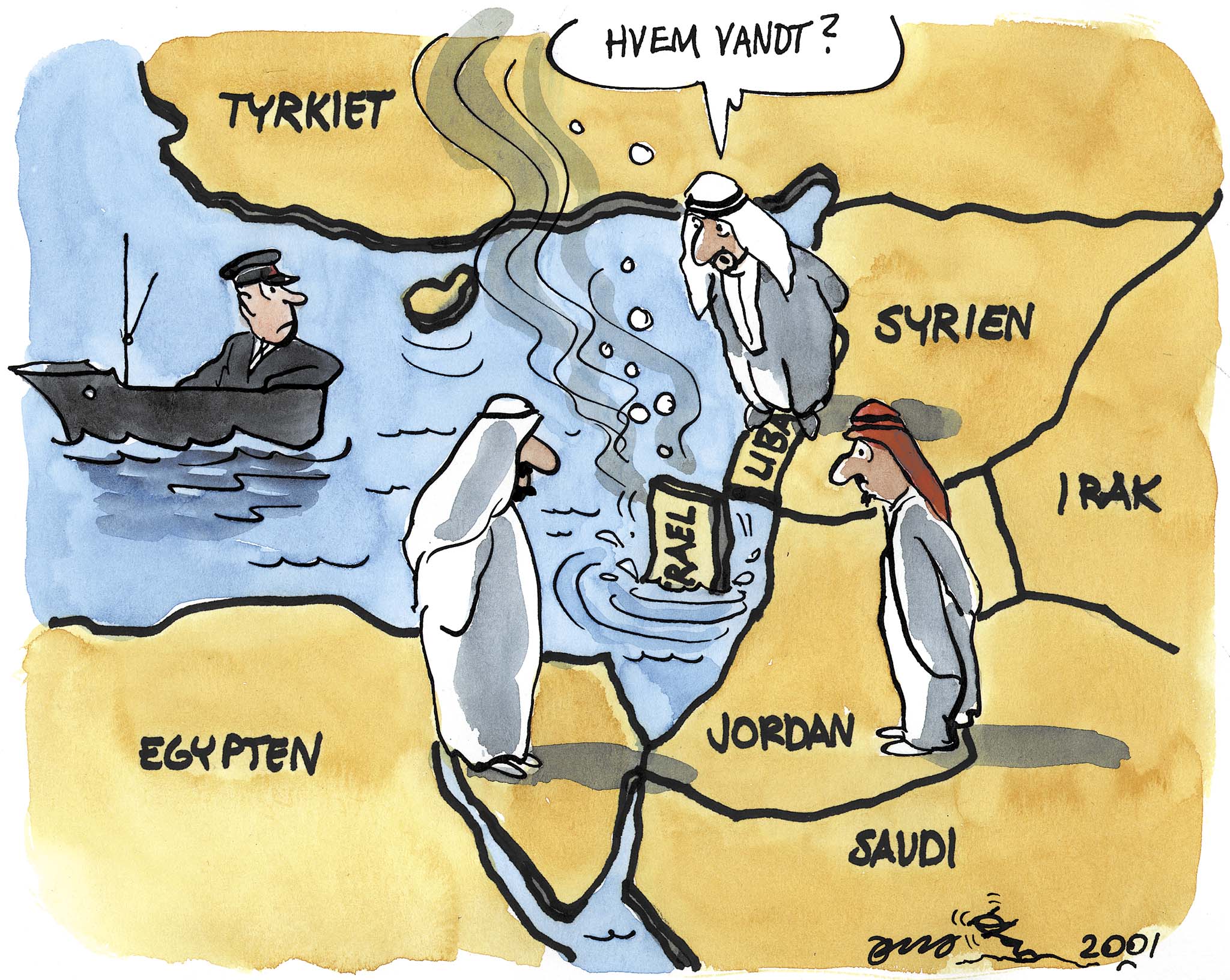 Satire tegning: 