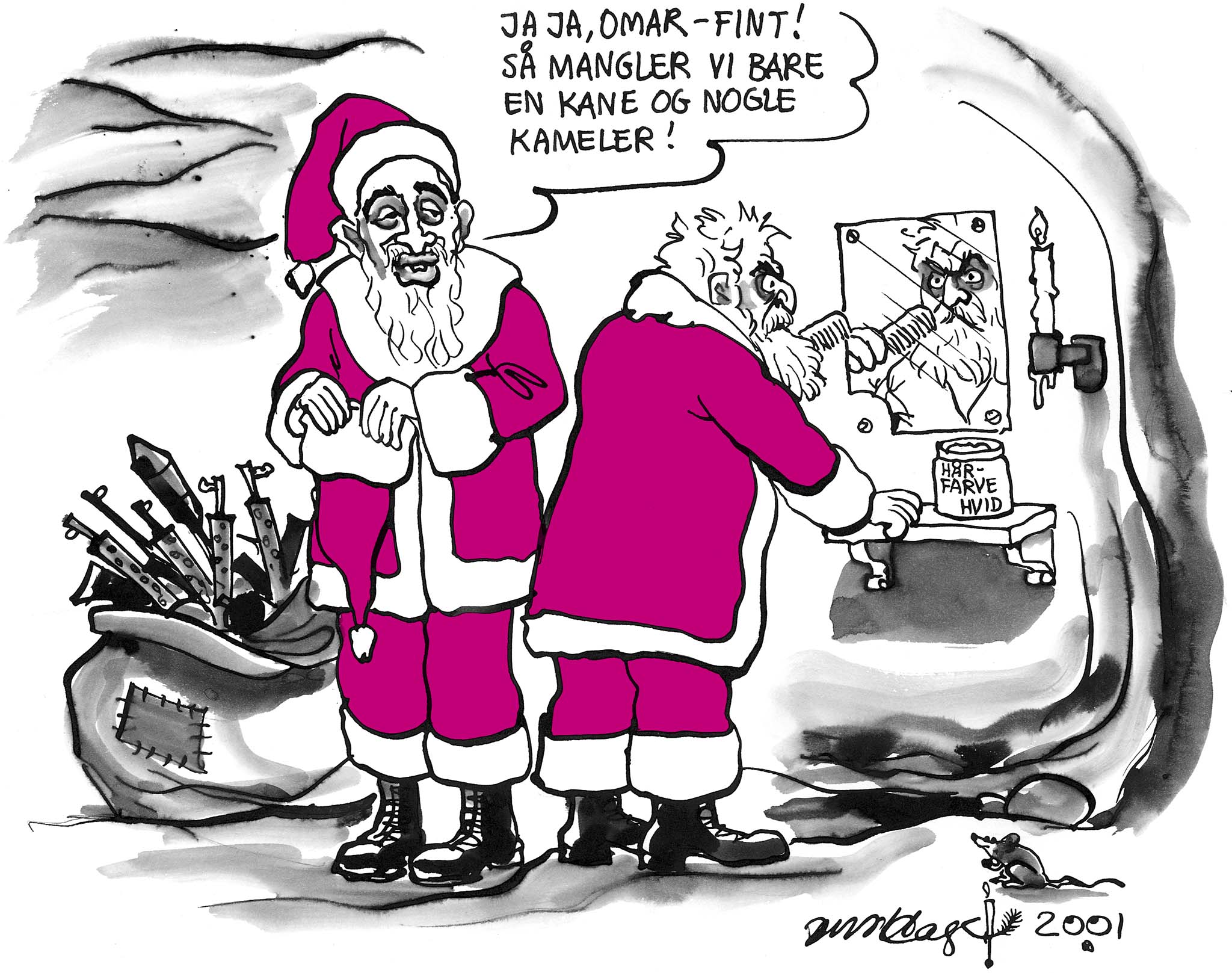 Satire tegning: 