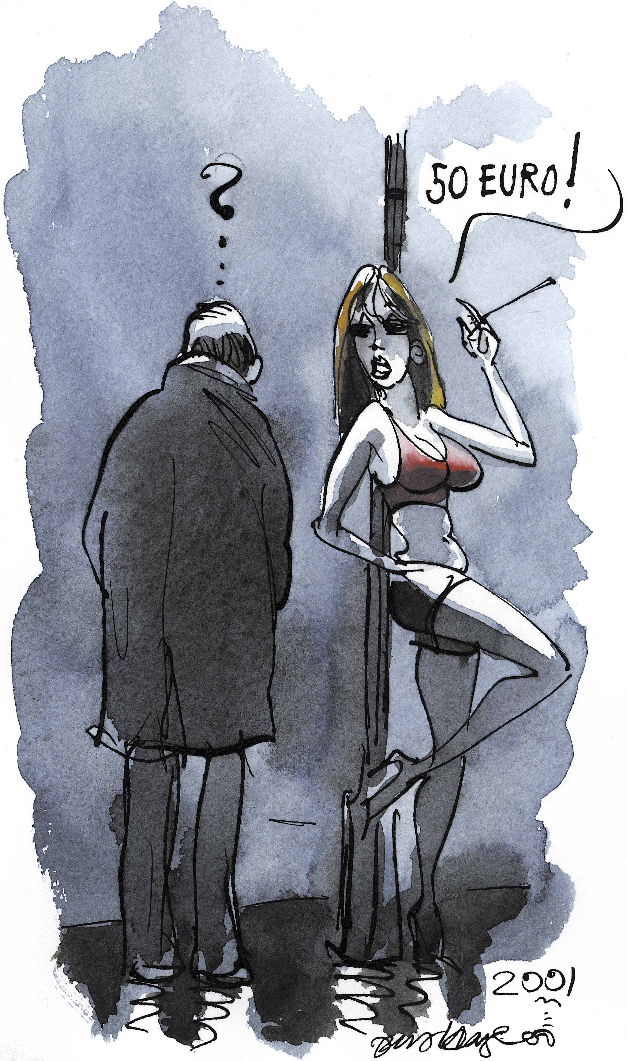 Satire tegning: 