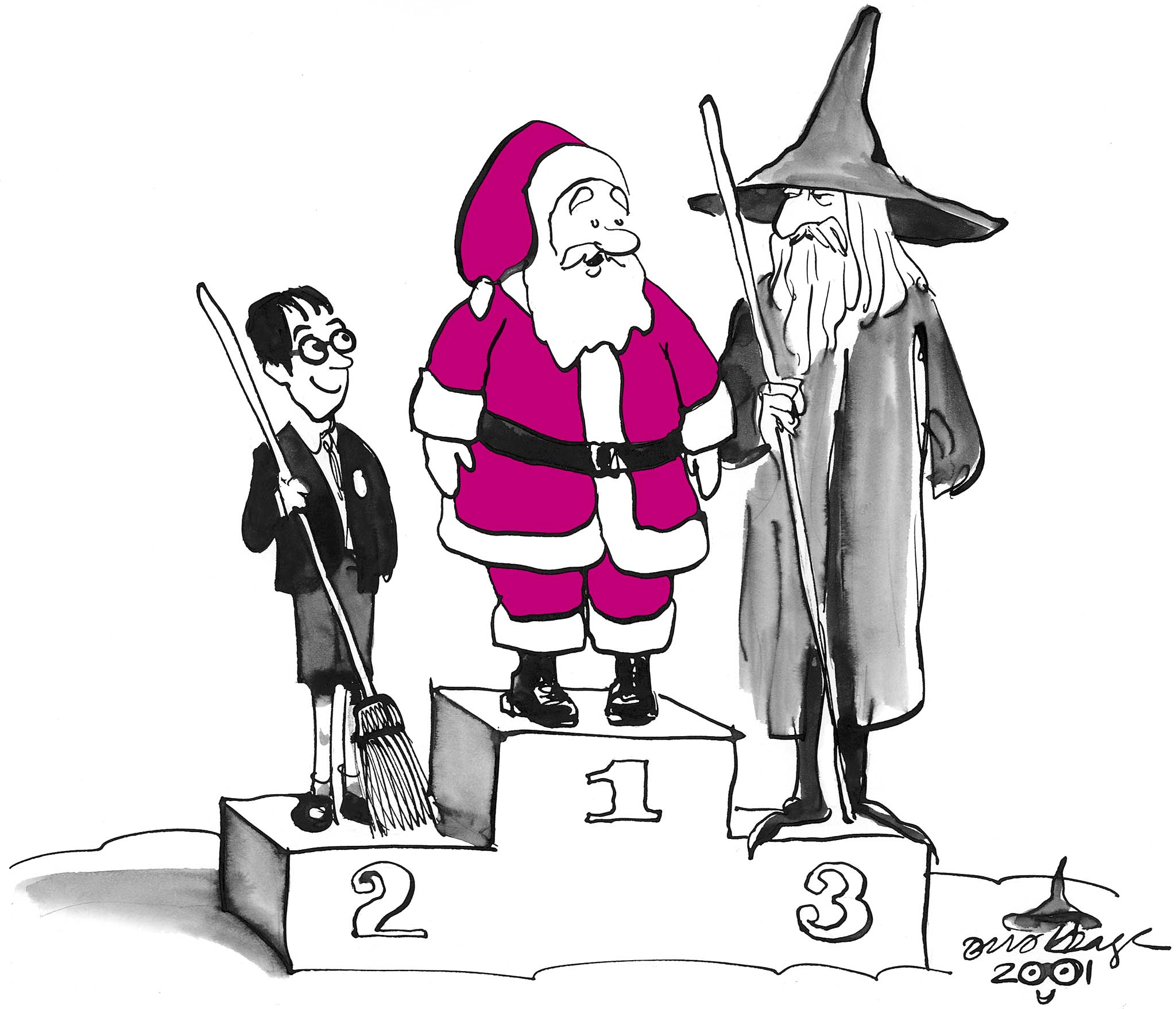 Satire tegning: 