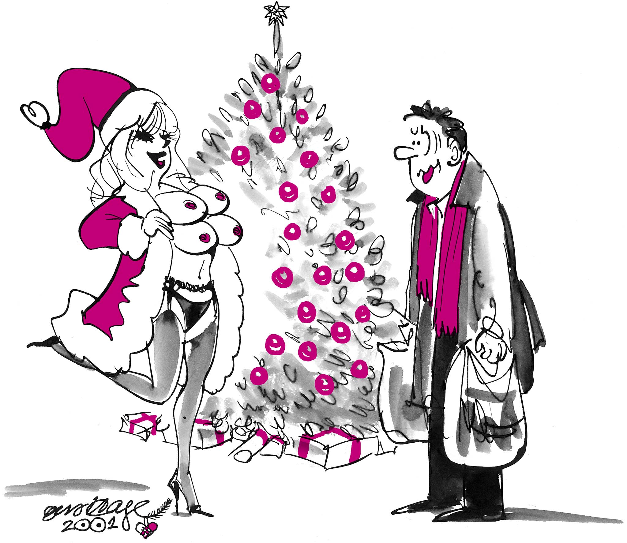 Satire tegning: 