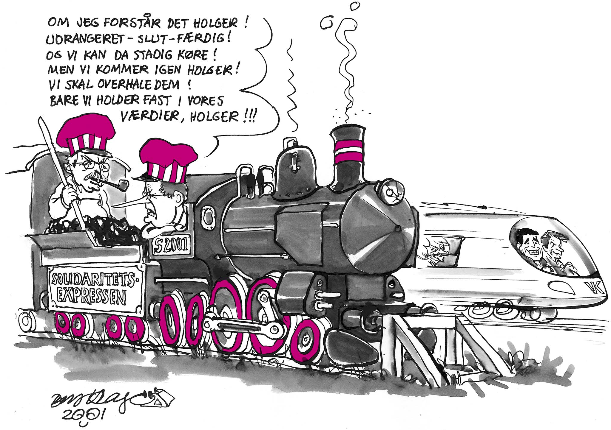 Satire tegning: 