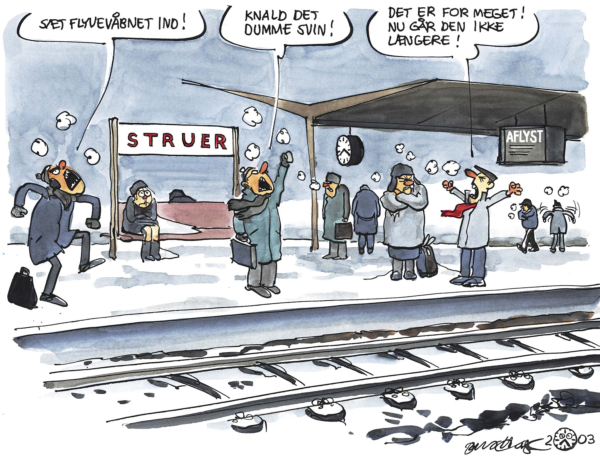 Satire tegning: 