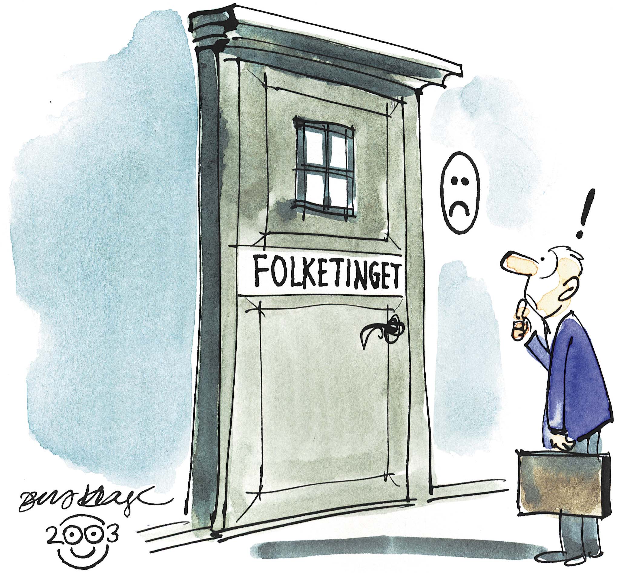 Satire tegning: 