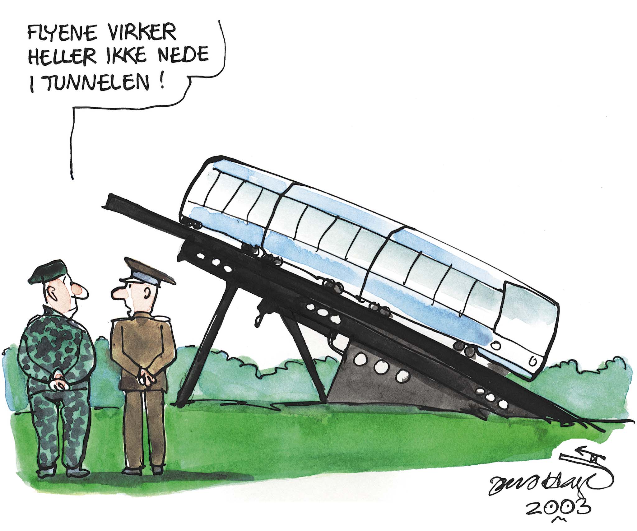 Satire tegning: 