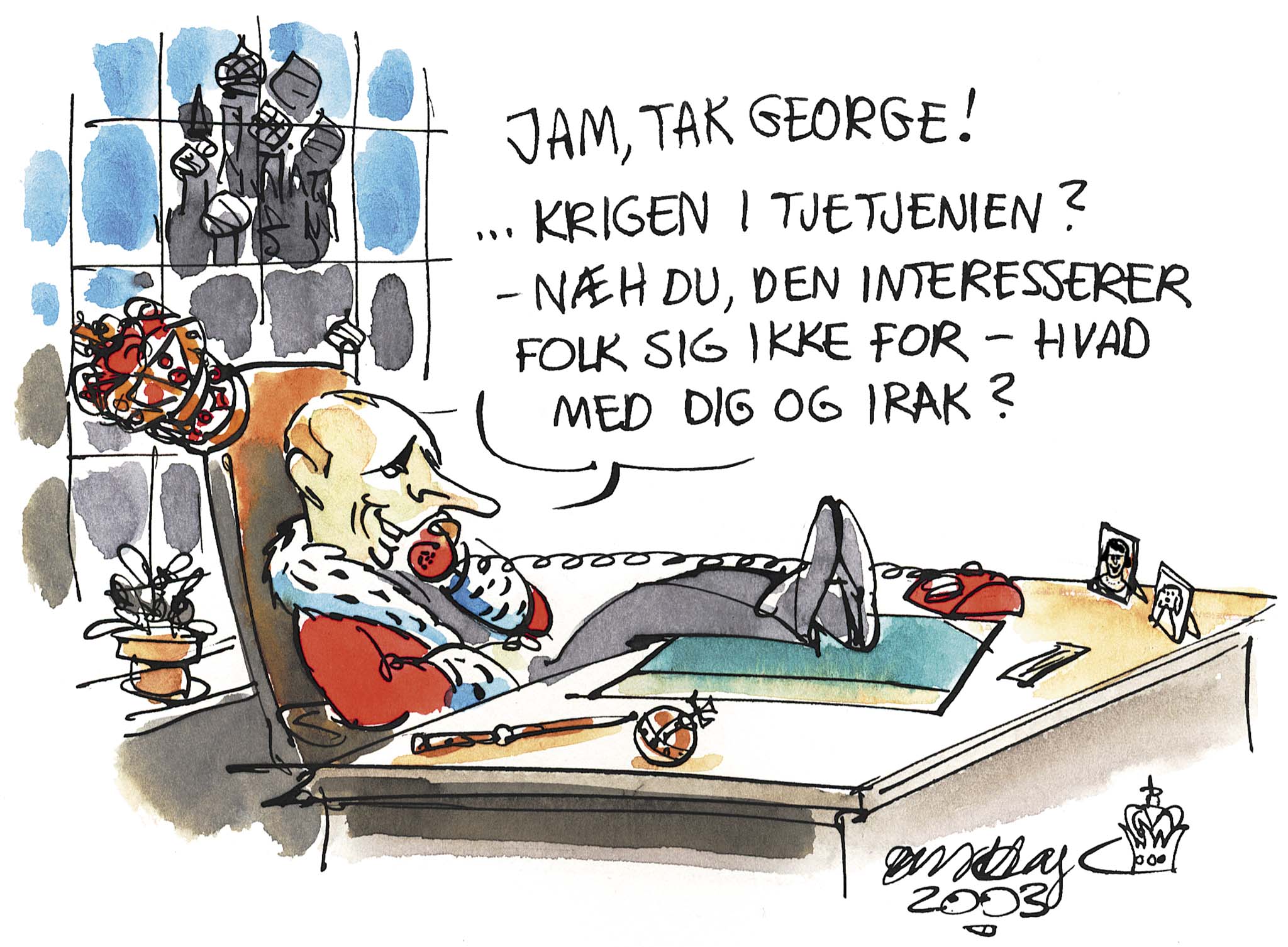 Satire tegning: 