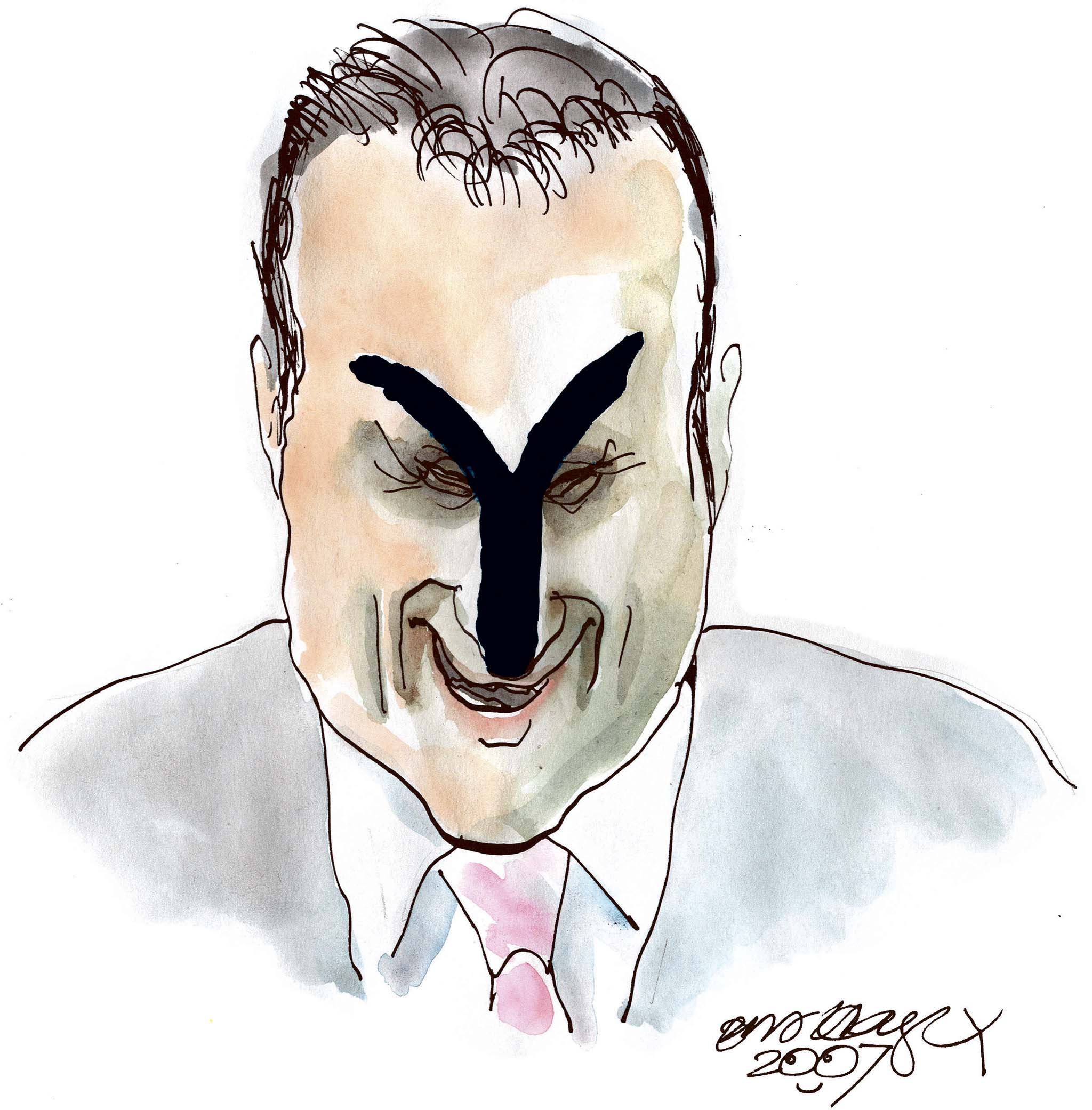 Satire tegning: 