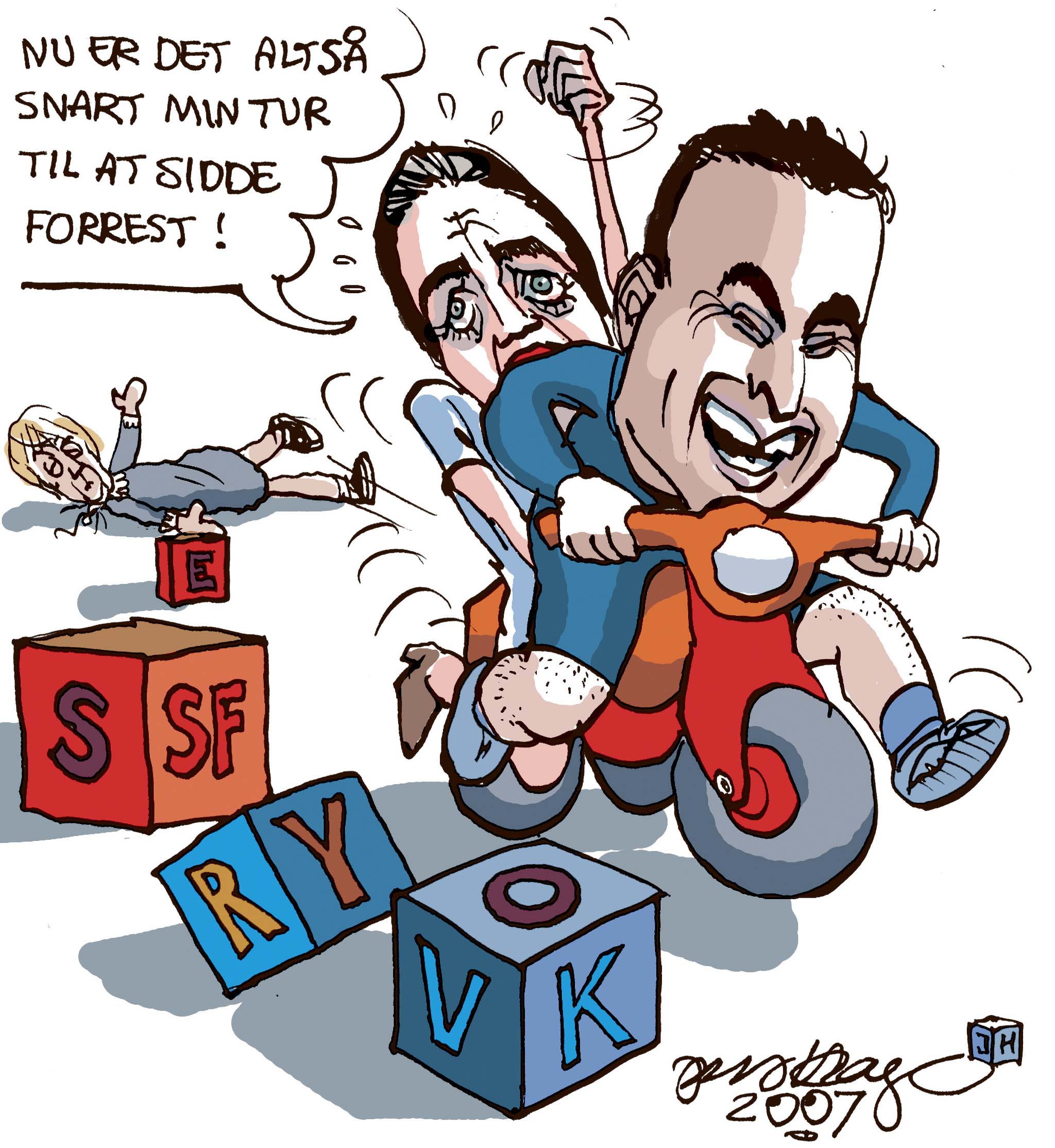 Satire tegning: 